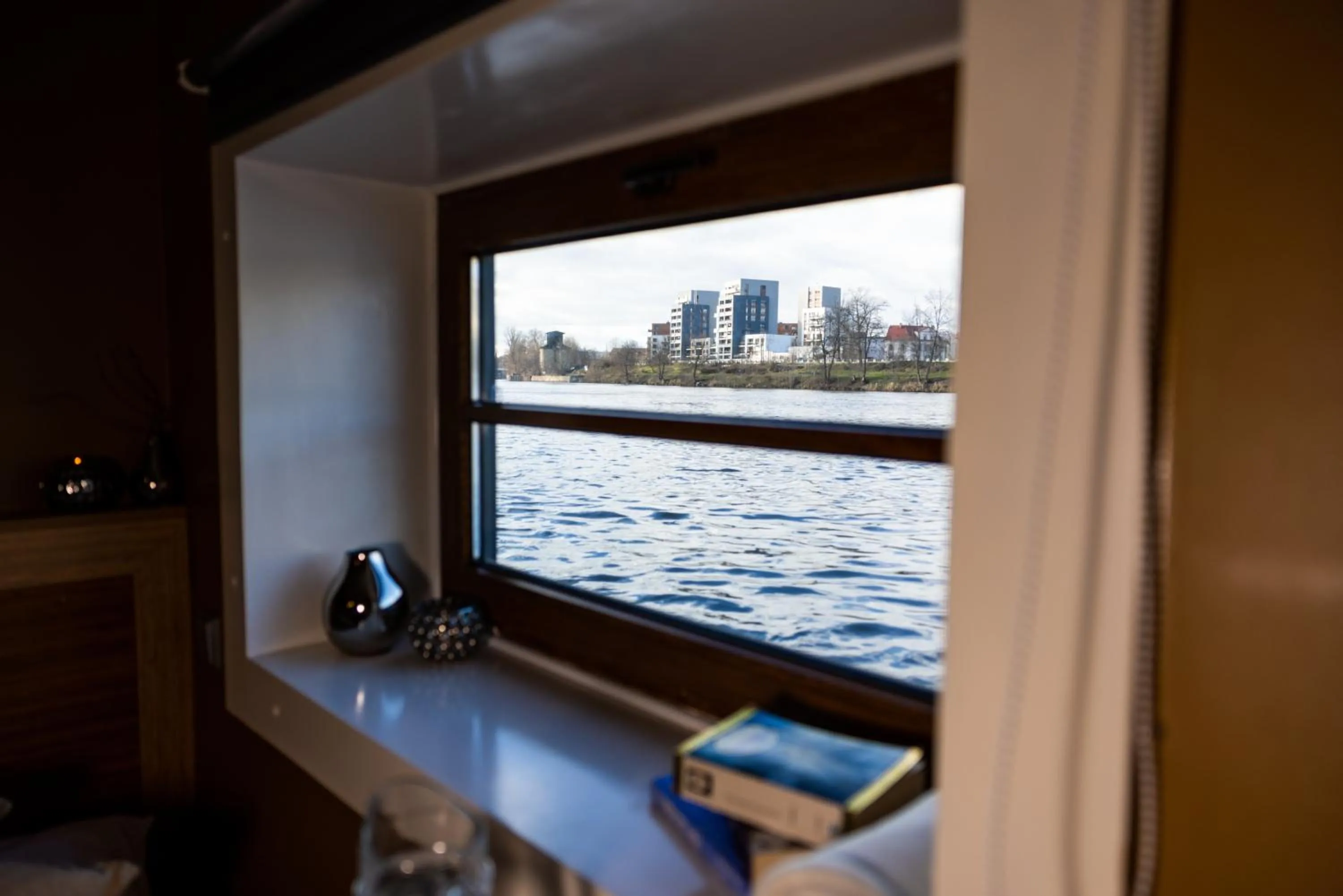 River view in Botel Marina