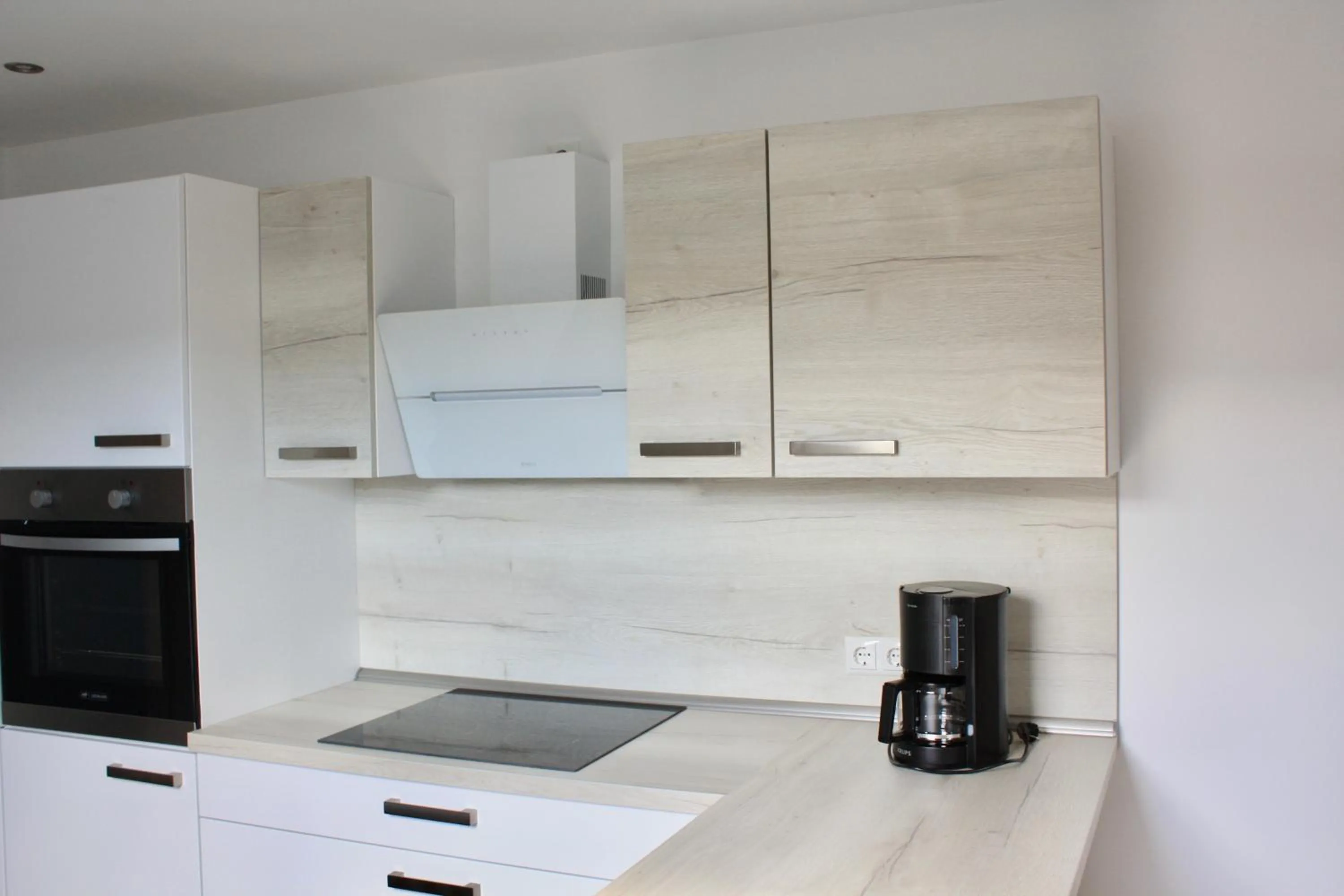 Kitchen or kitchenette in Renates Ferienhaus