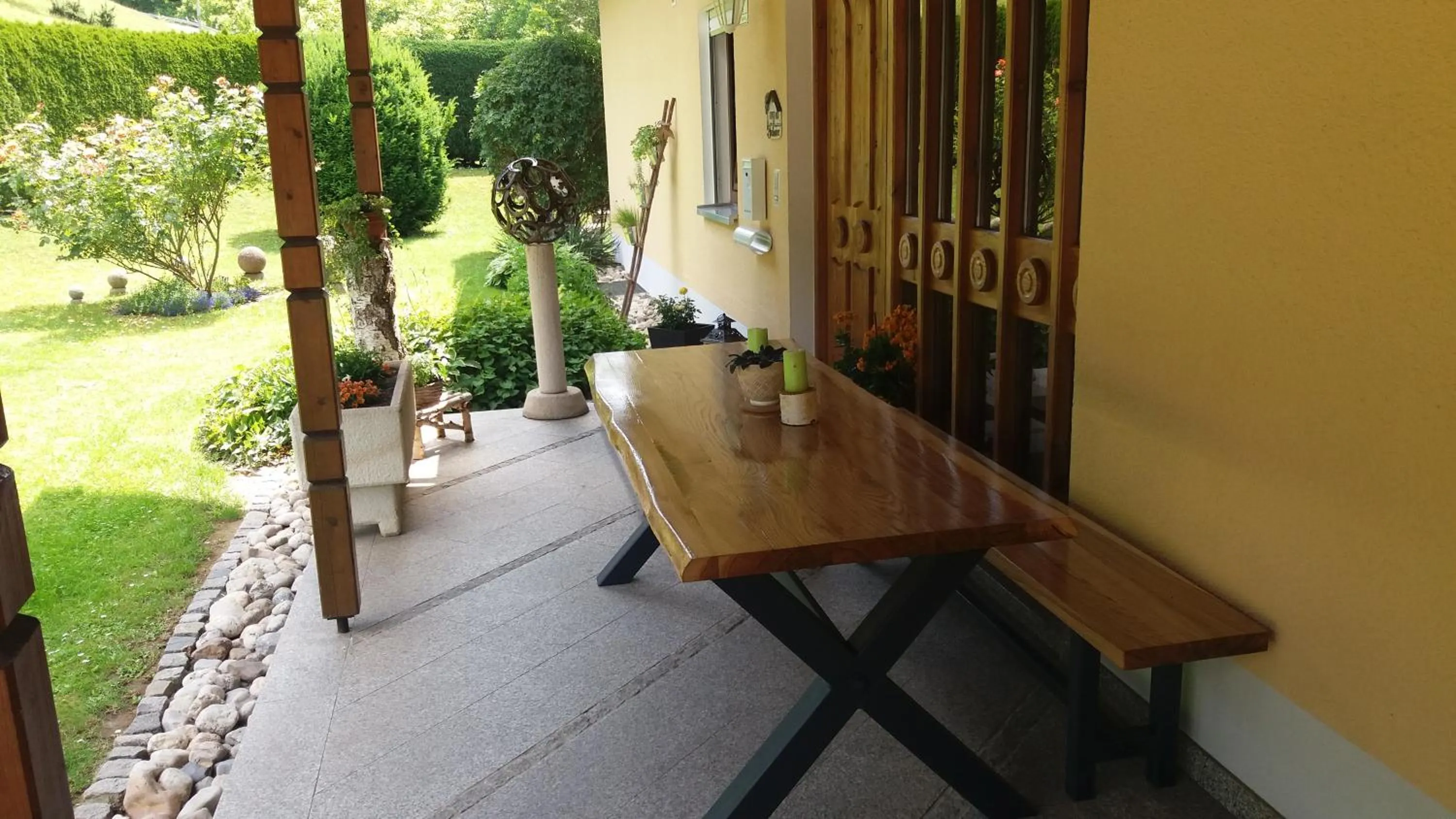 Seating area in Renates Ferienhaus