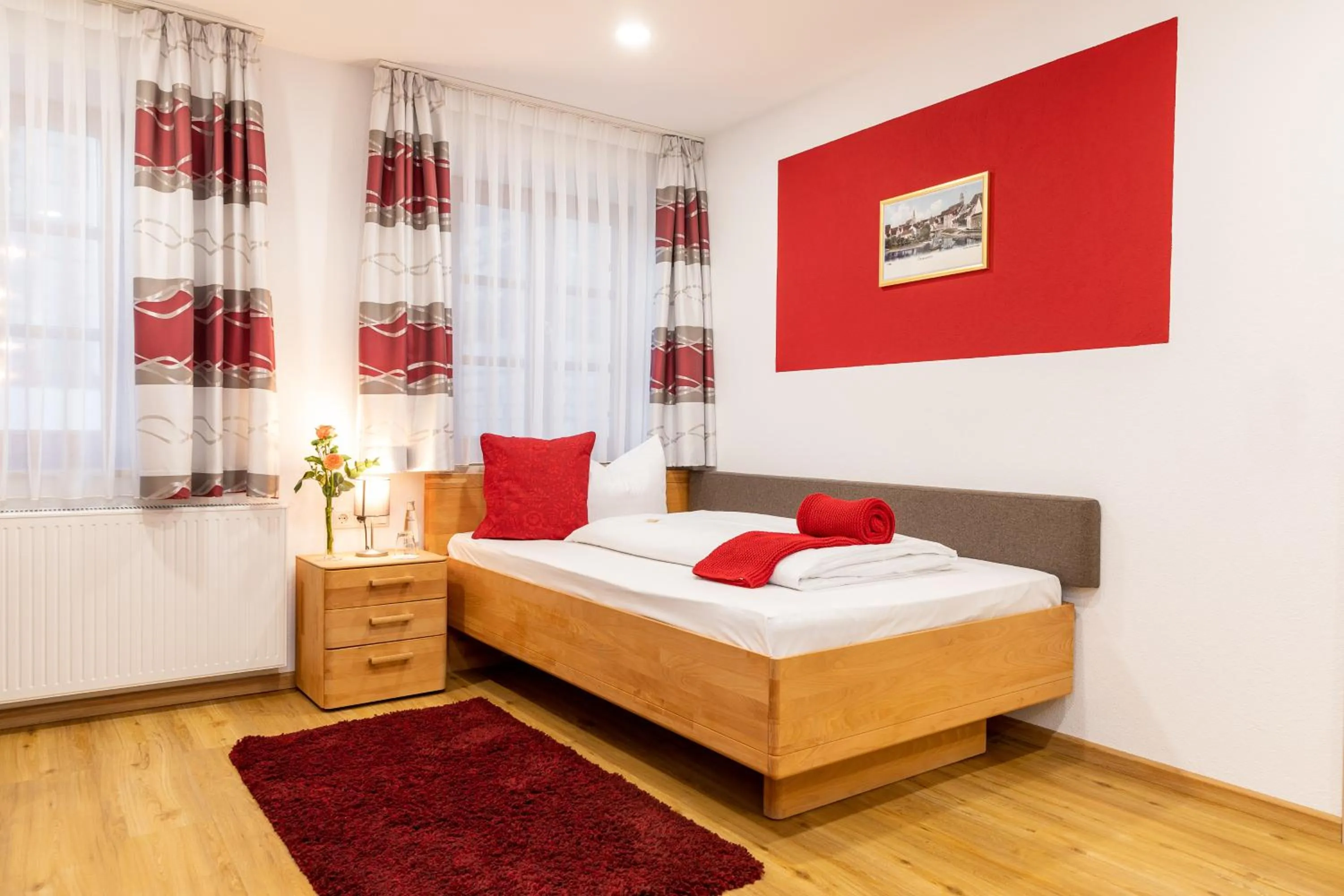 Photo of the whole room, Bed in Hotel Restaurant Goldener Hirsch