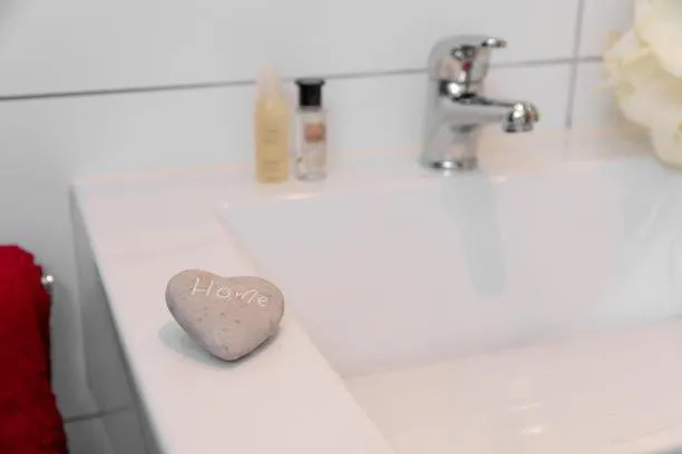 Bathroom in Hotel Restaurant Goldener Hirsch