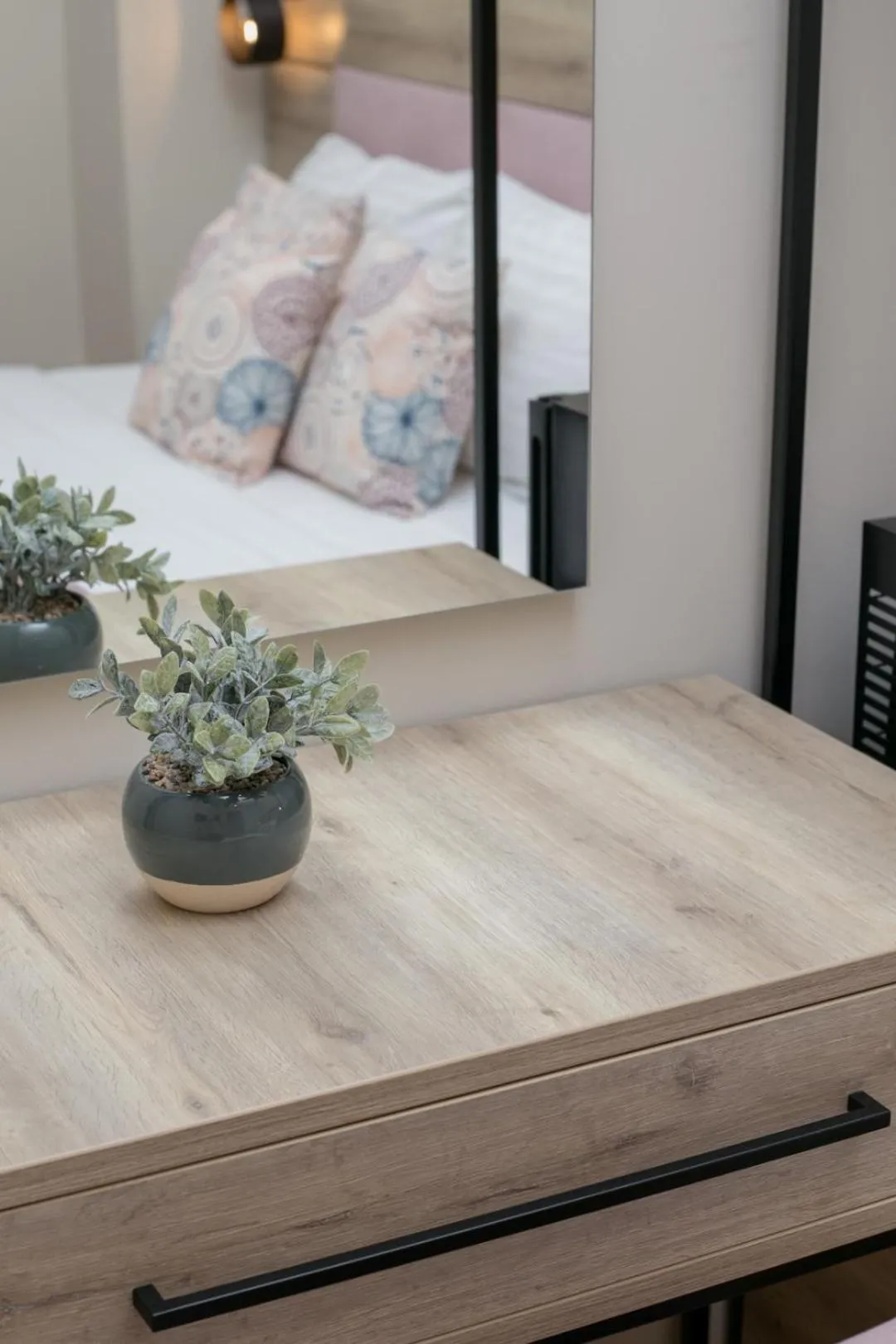 Decorative detail, Bed in Acropolis Vision