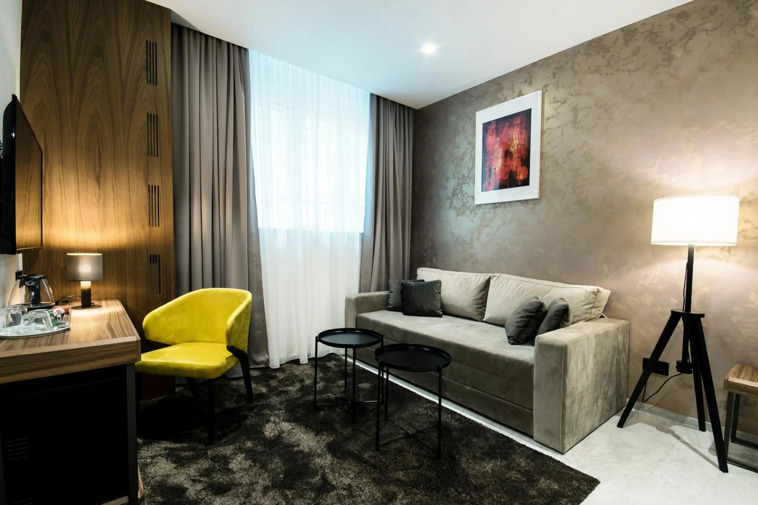 Living room in The Location Hotel