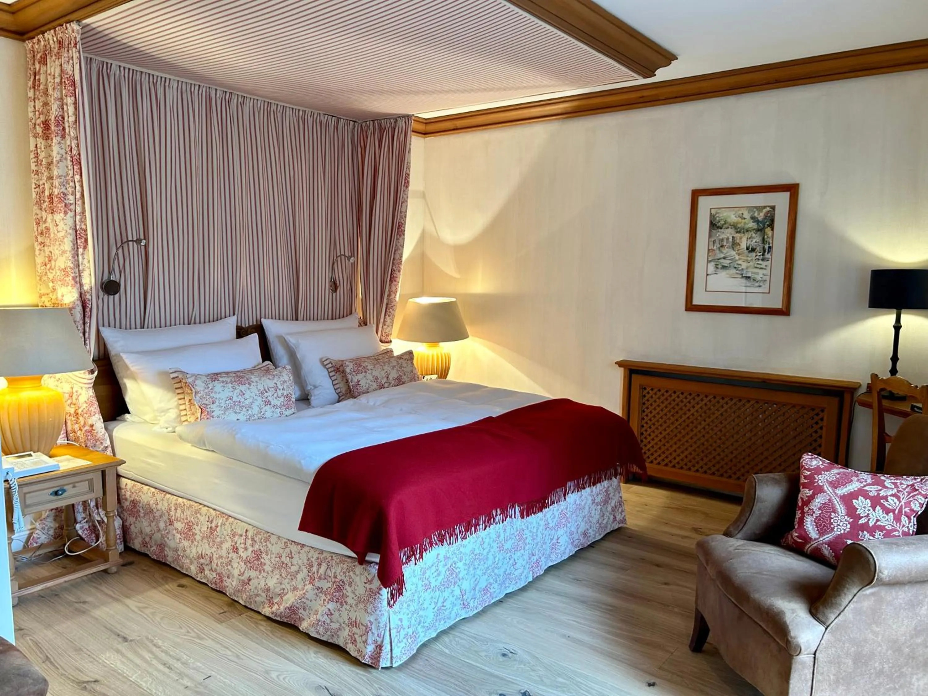 Photo of the whole room, Bed in Brauereigasthof-Hotel Aying