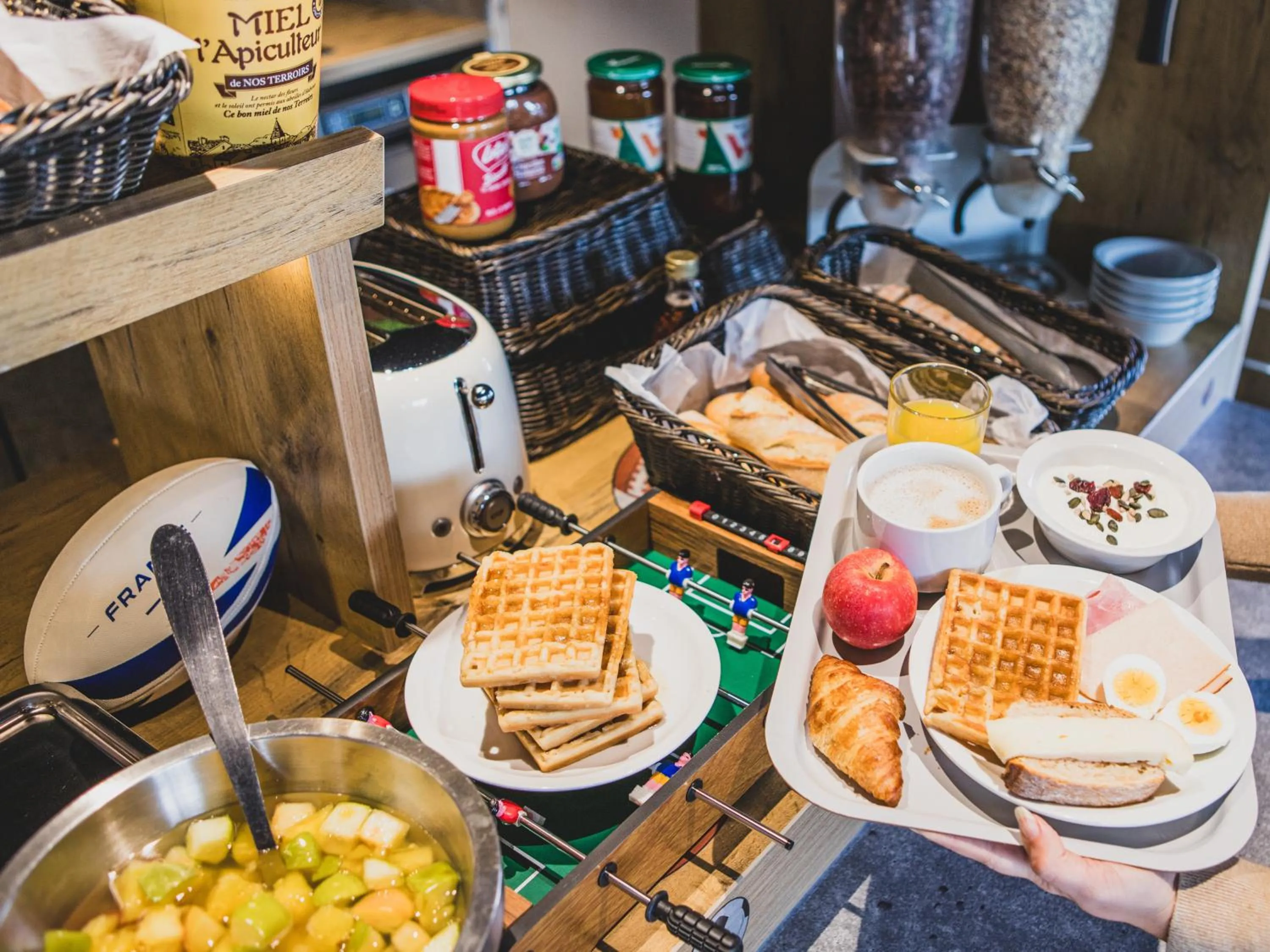 Breakfast in ibis budget Dijon Saint Apollinaire