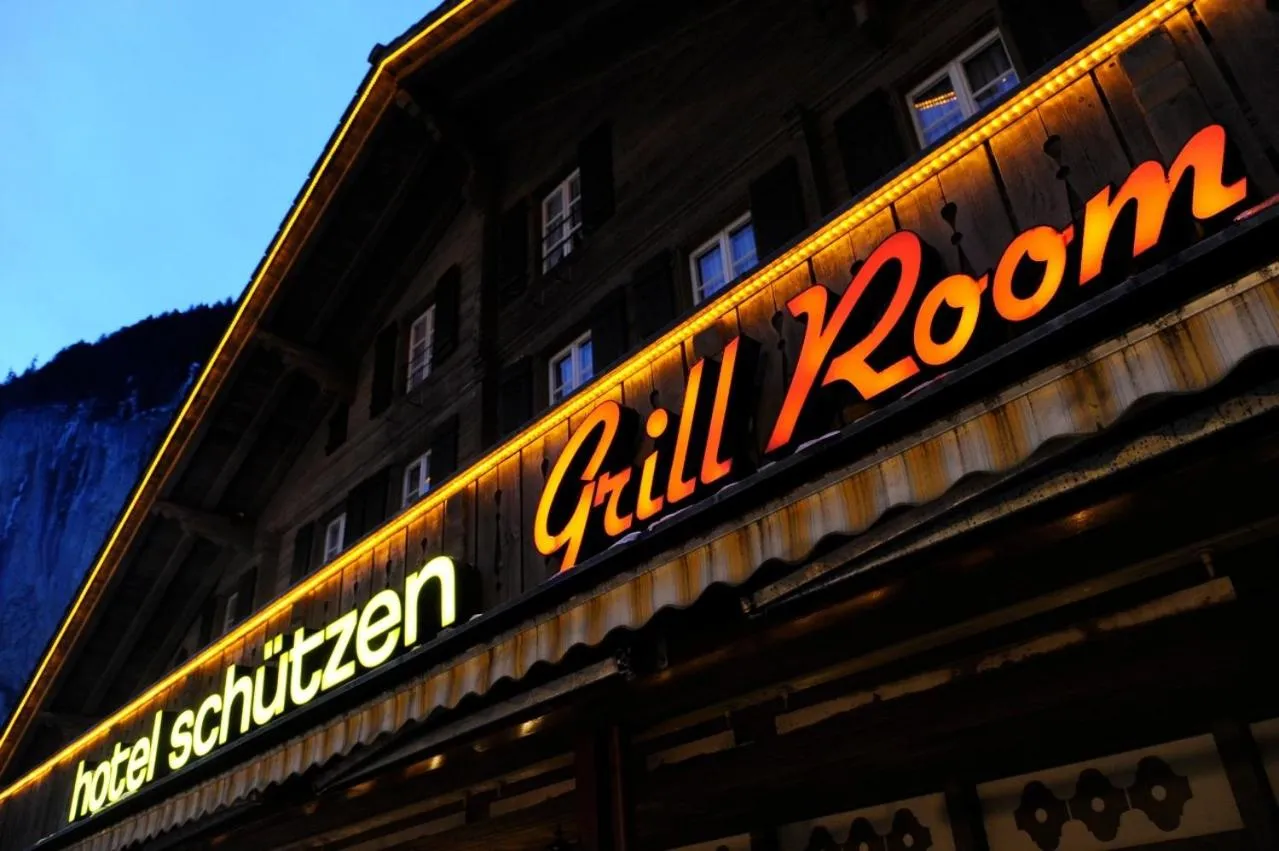 Facade/entrance in Hotel Schützen Lauterbrunnen