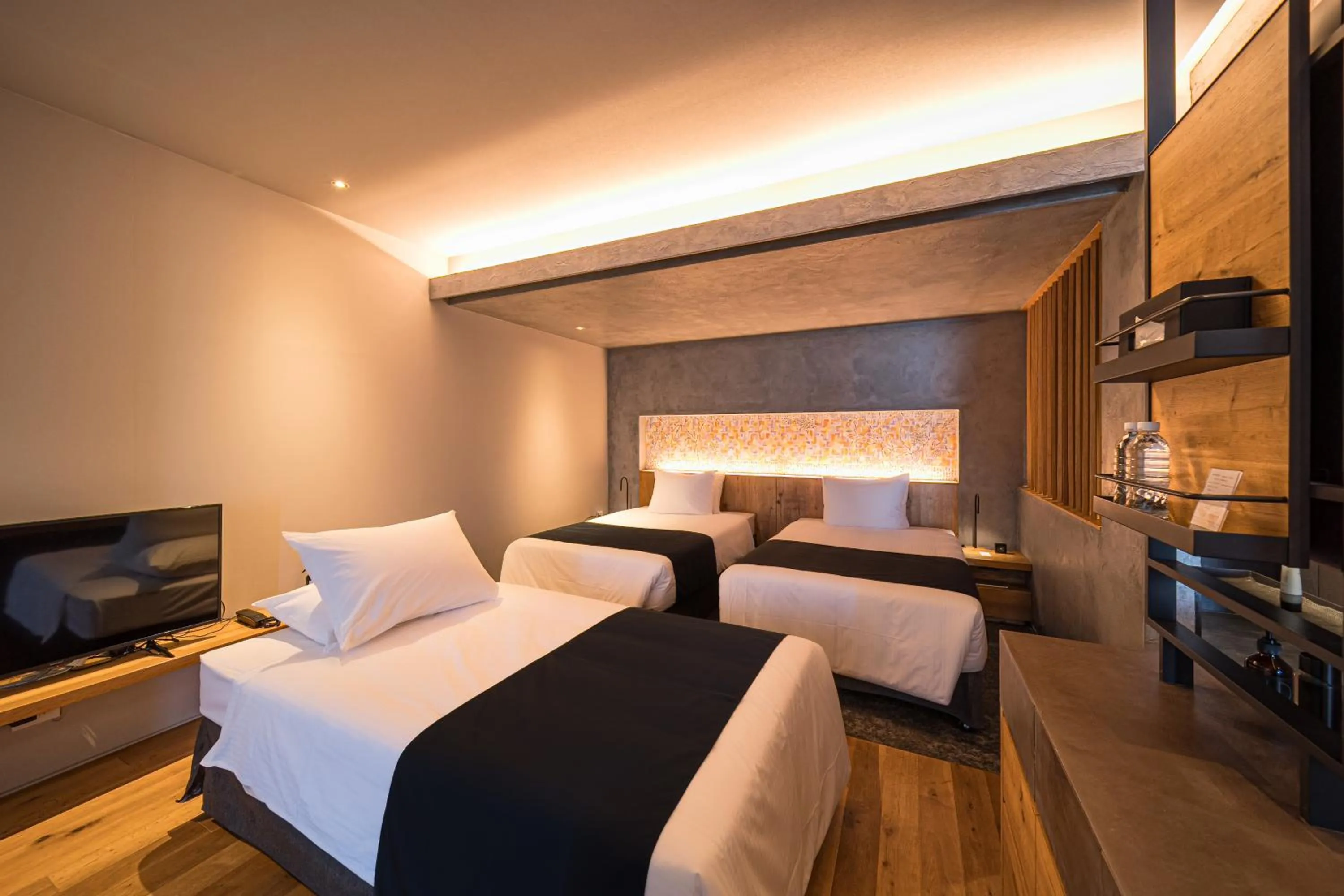 Bed in SEKIYA RESORT Galleria Midobaru