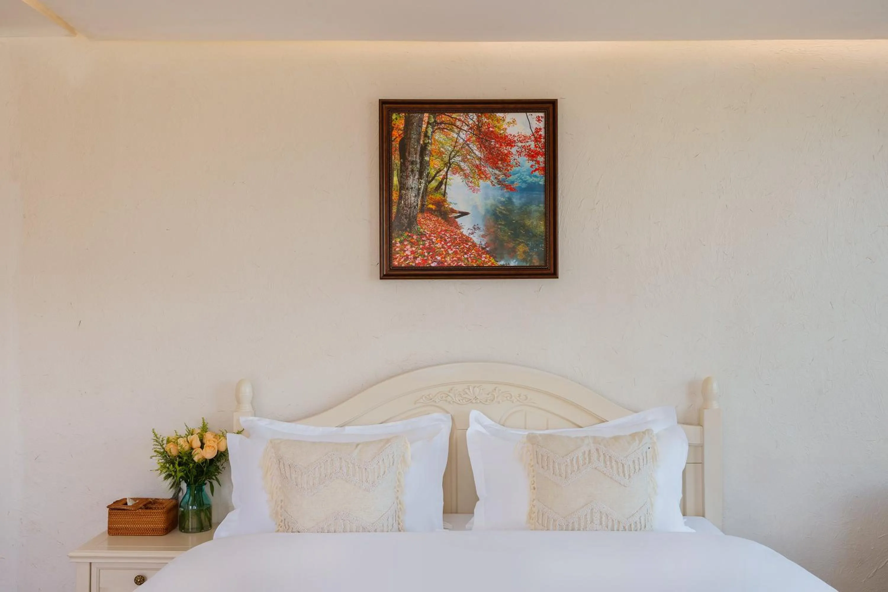 Bed in Blue Sea Hotel