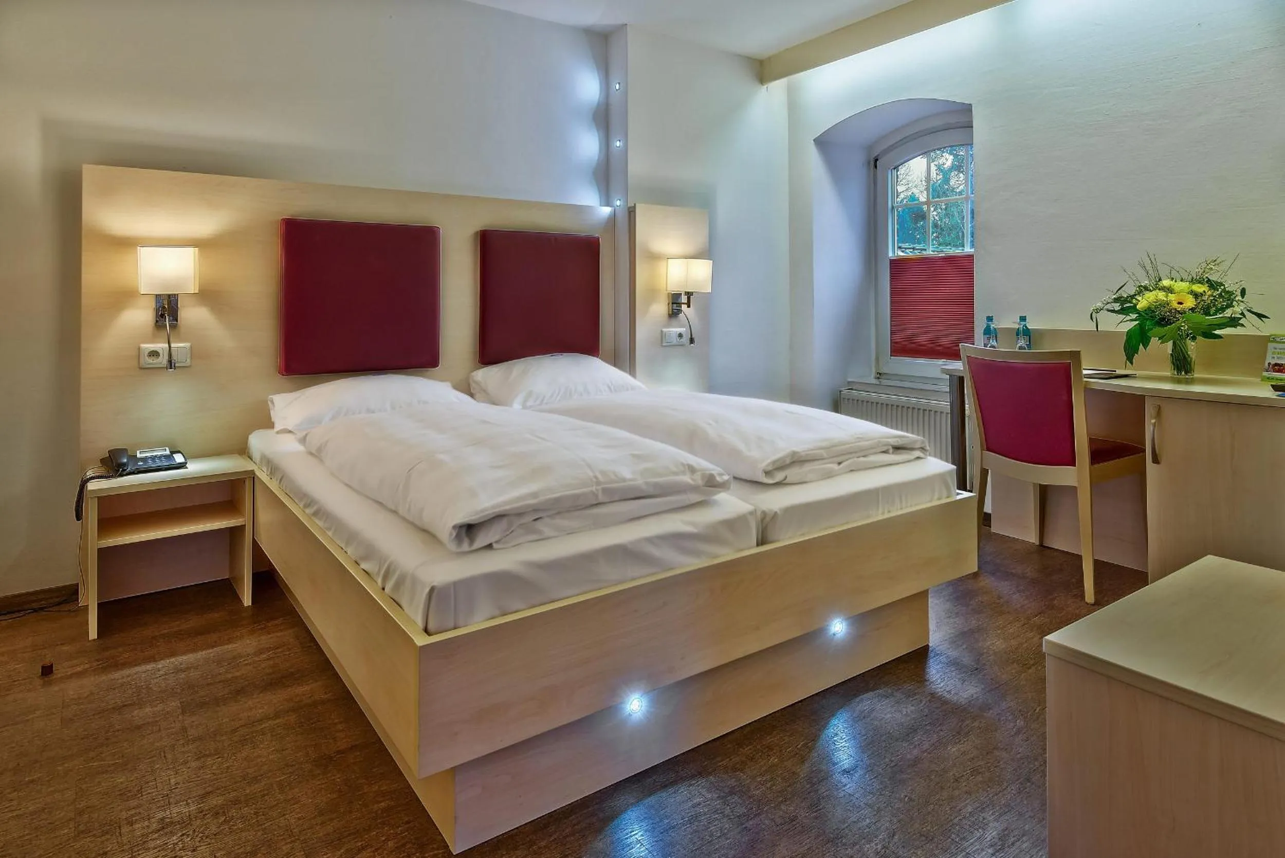 Bed in Hotel Bedburger Mühle