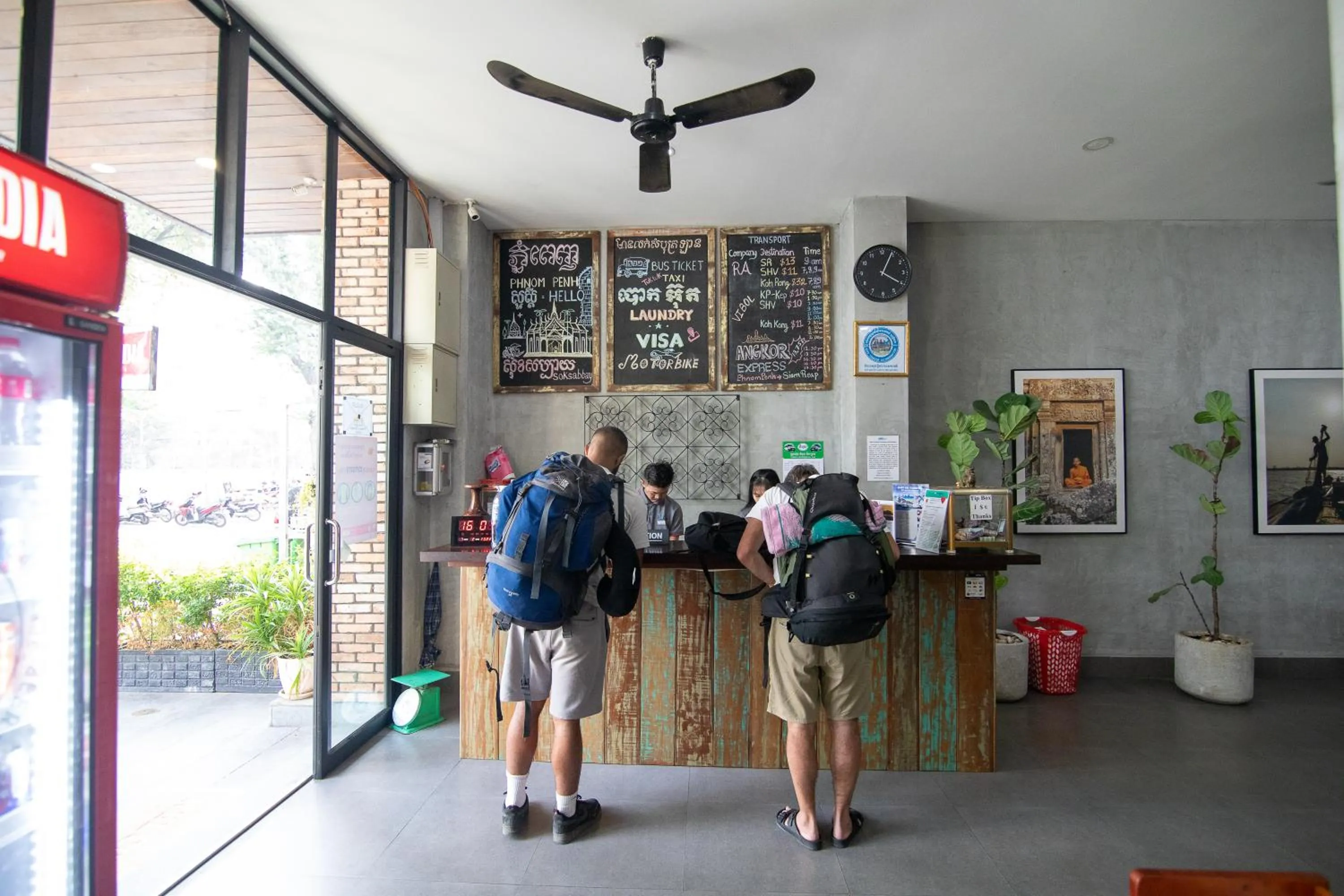 group of guests in Pooltop Phnom Penh