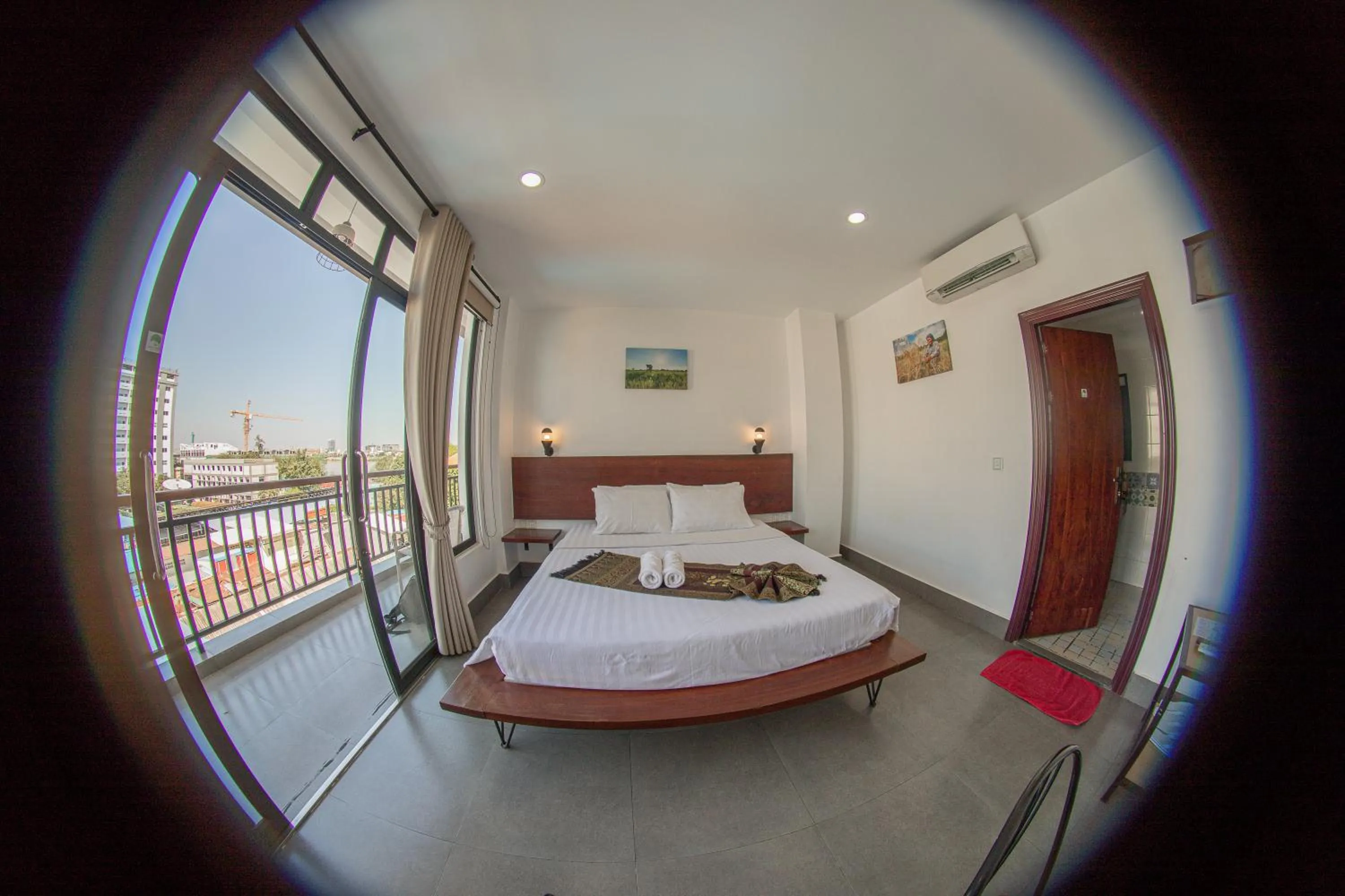 Bed in Pooltop Phnom Penh
