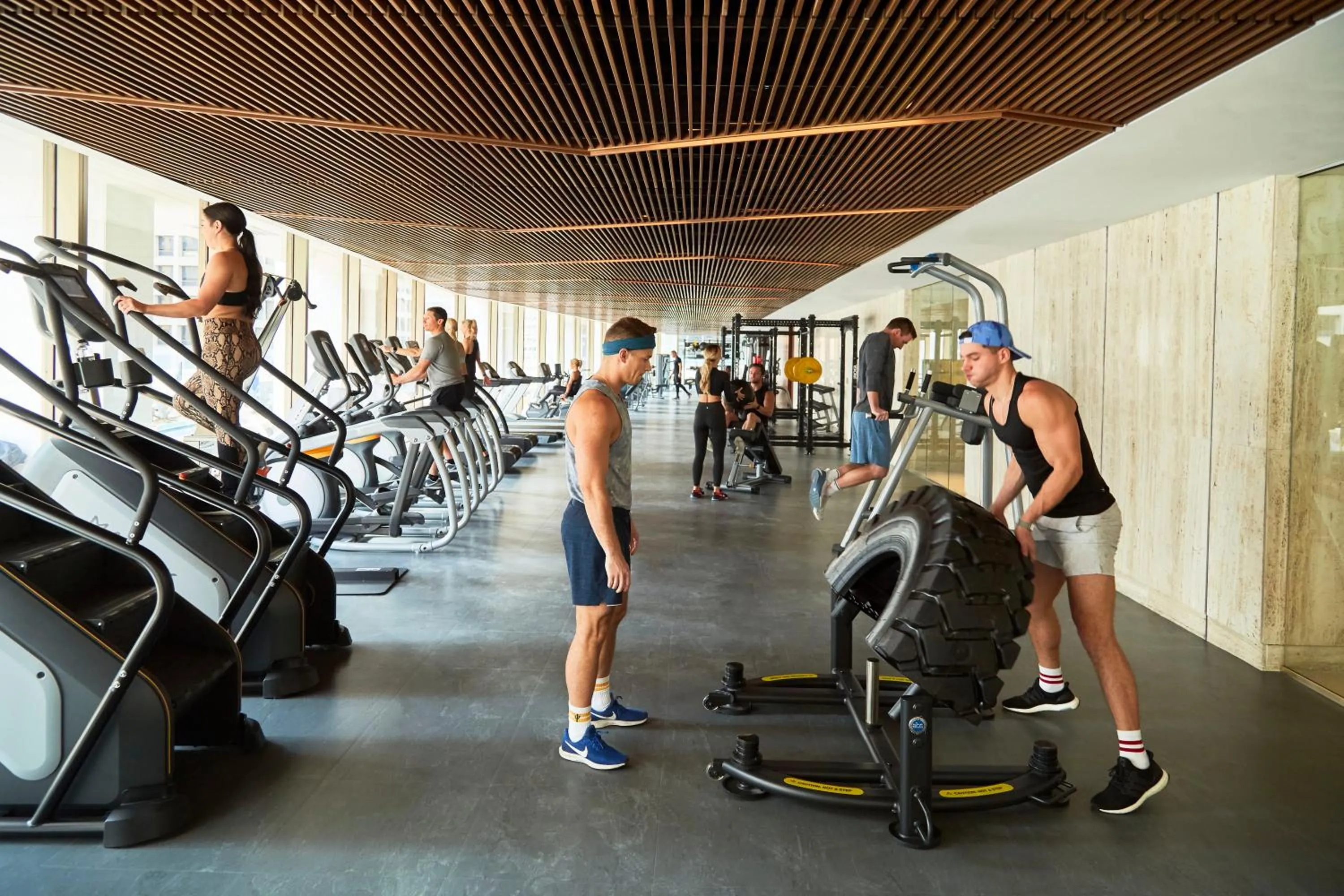 Fitness centre/facilities in Thompson Dallas, by Hyatt