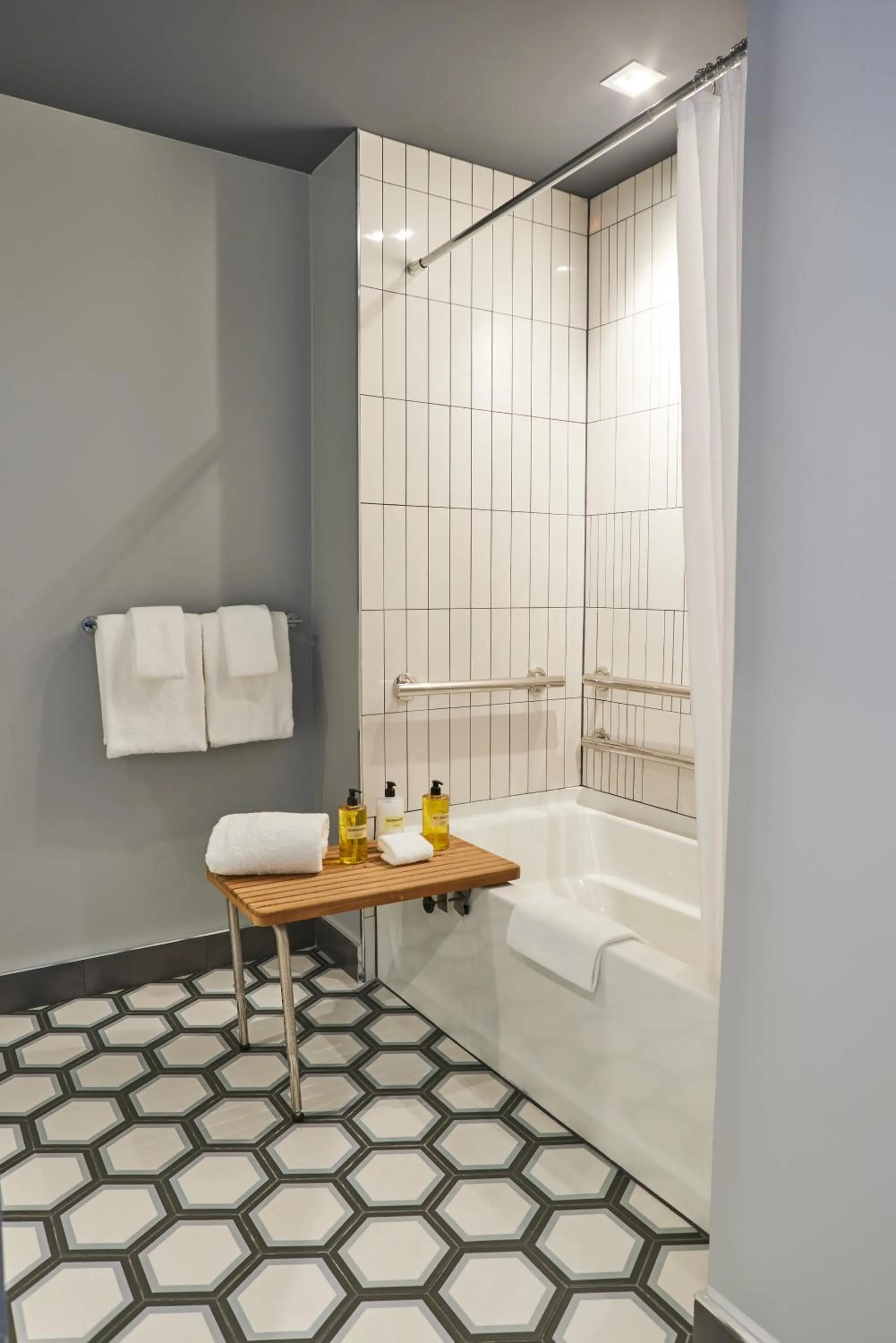 Bathroom in Thompson Dallas, by Hyatt