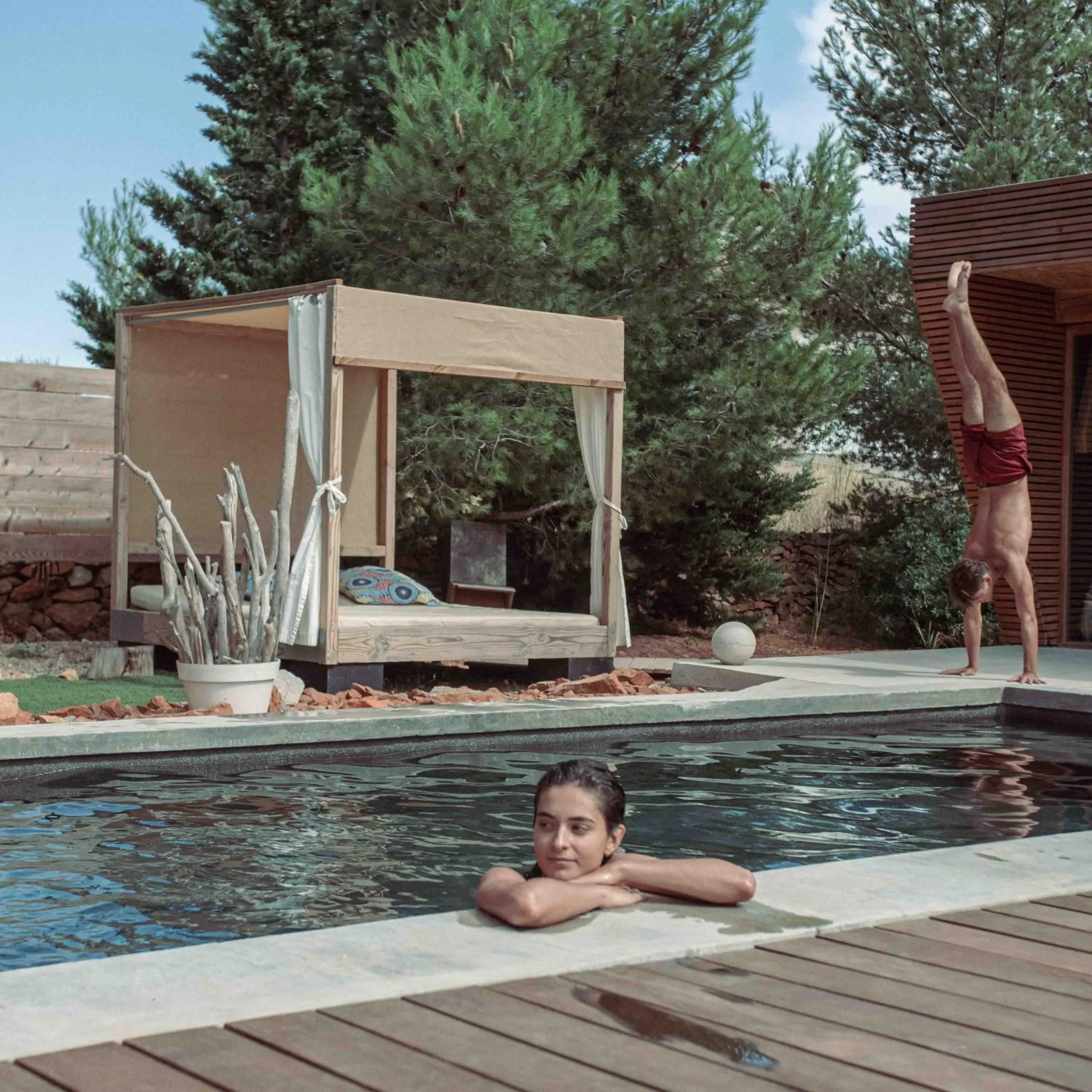 Swimming pool in 4u Bed & Spa