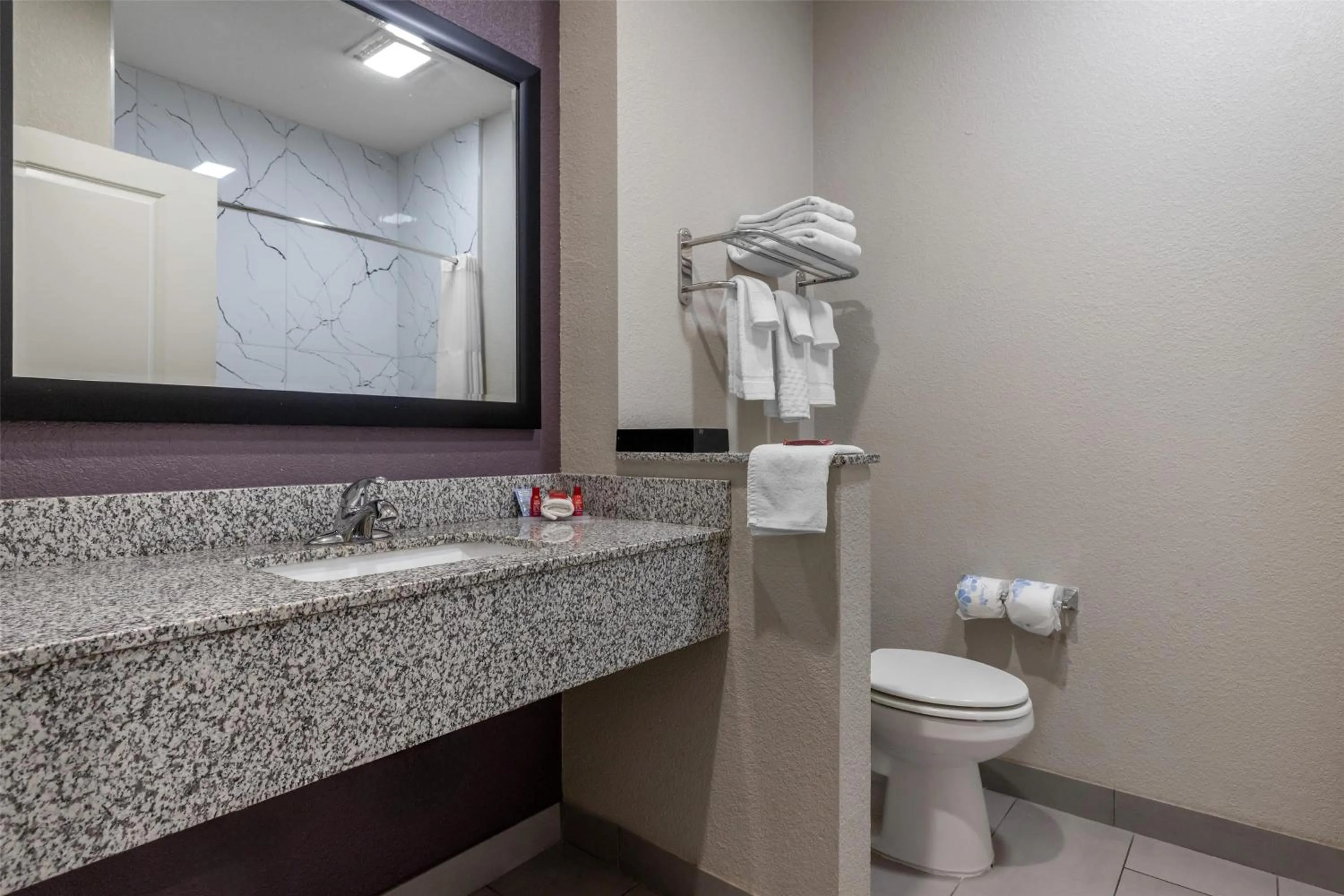 Bathroom in SureStay Plus Hotel by Best Western Ada