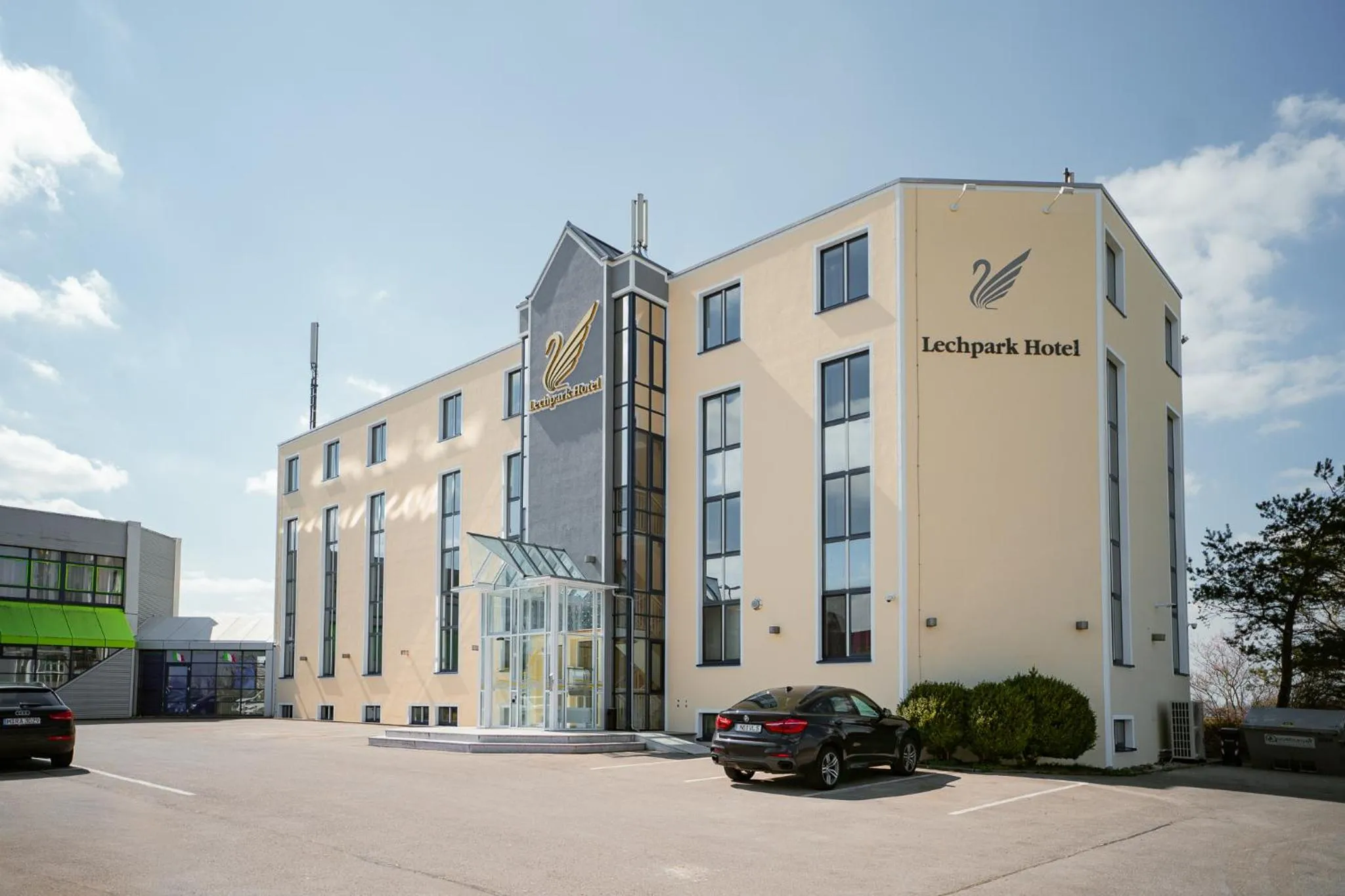 Property building in Lechpark Hotel