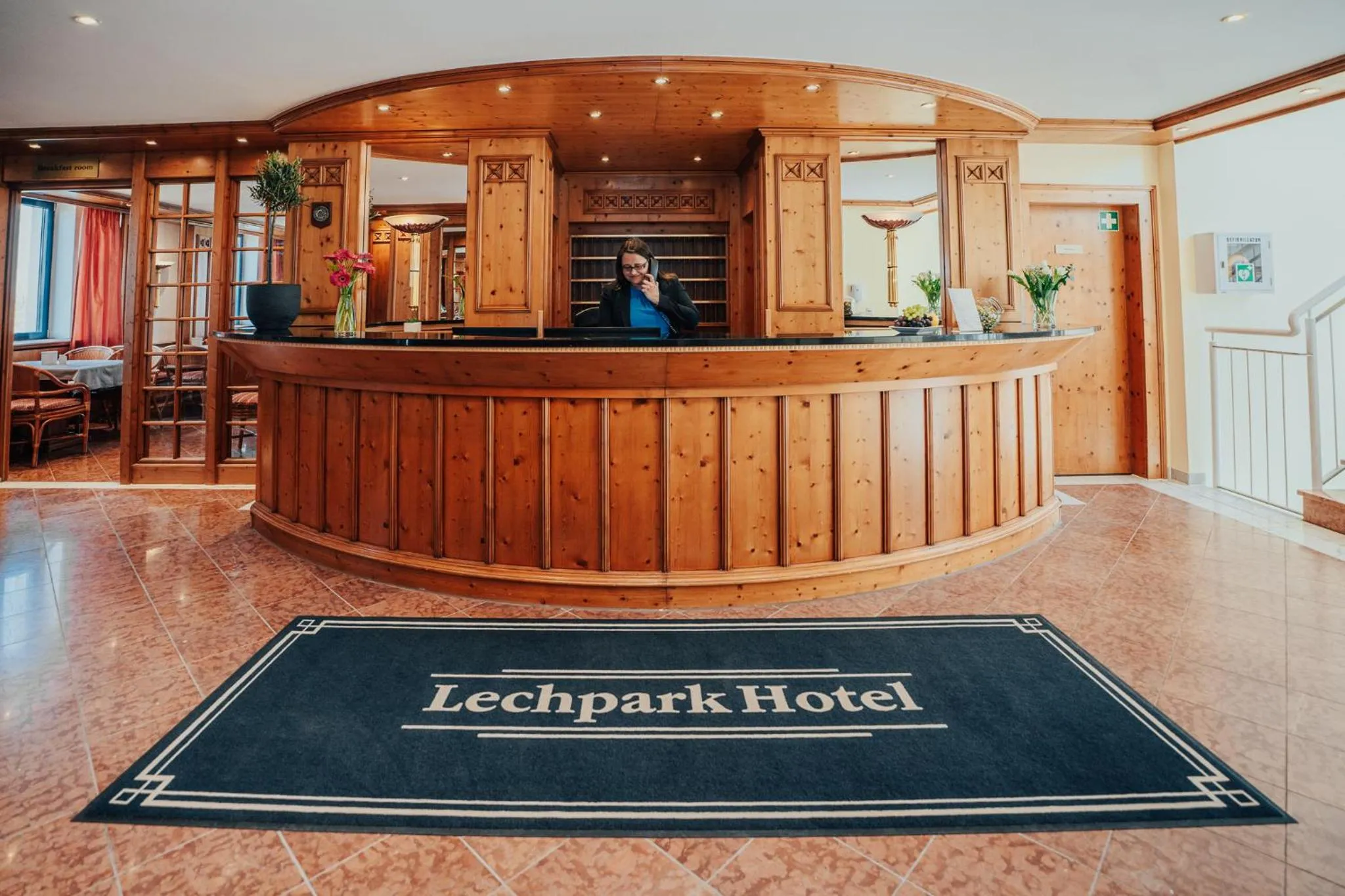 Lobby or reception in Lechpark Hotel