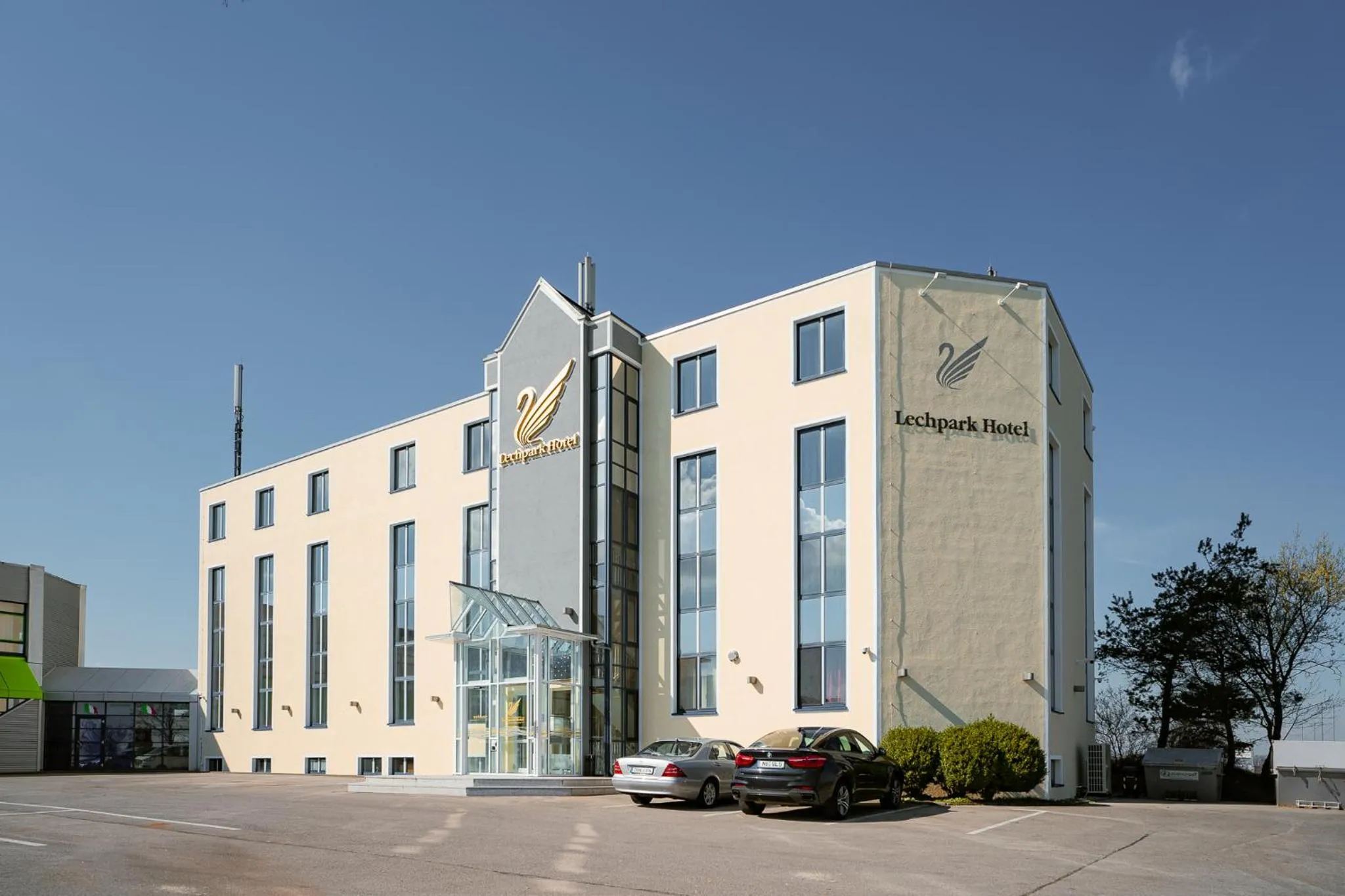 Property building in Lechpark Hotel