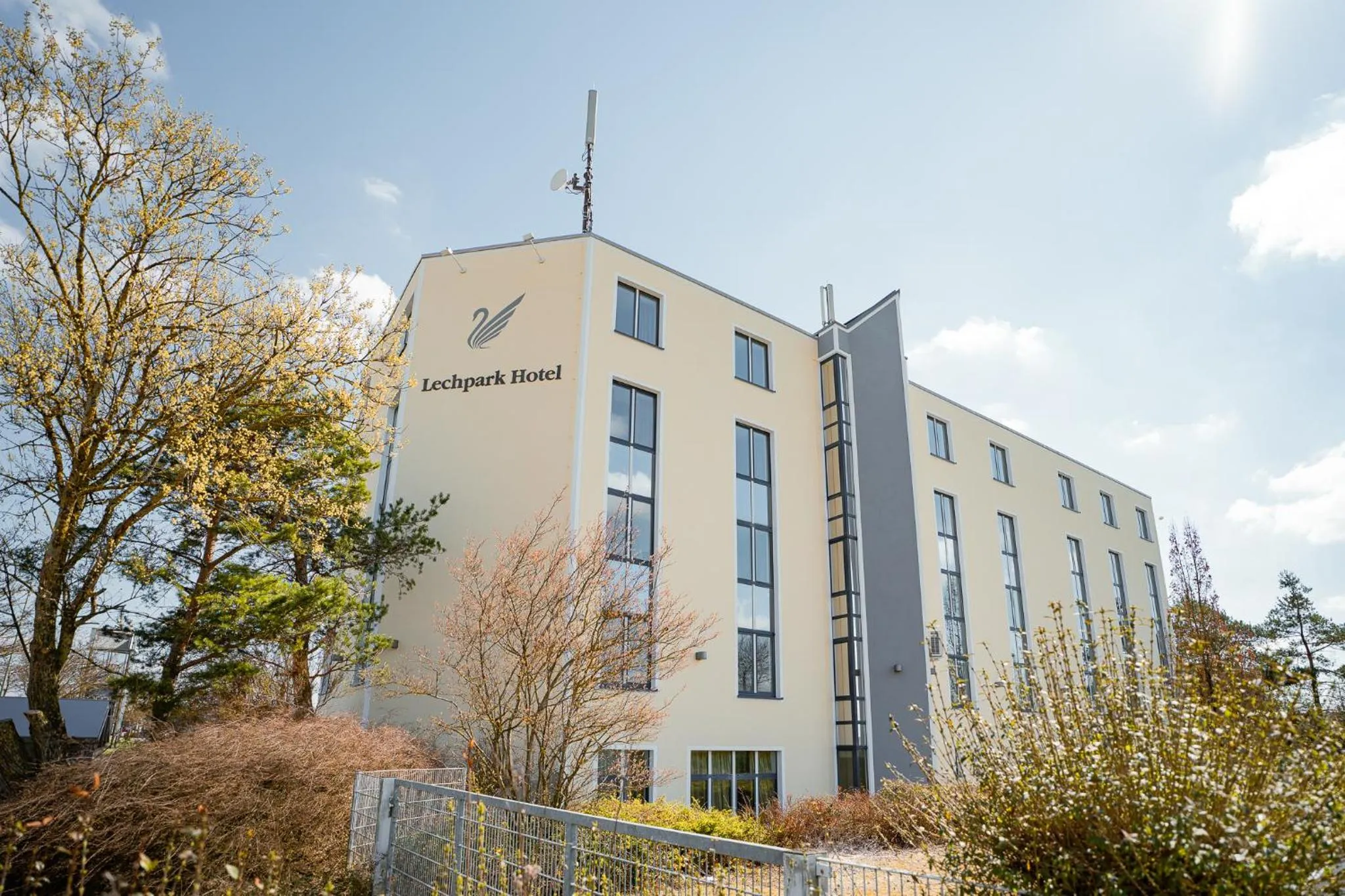 Property building in Lechpark Hotel