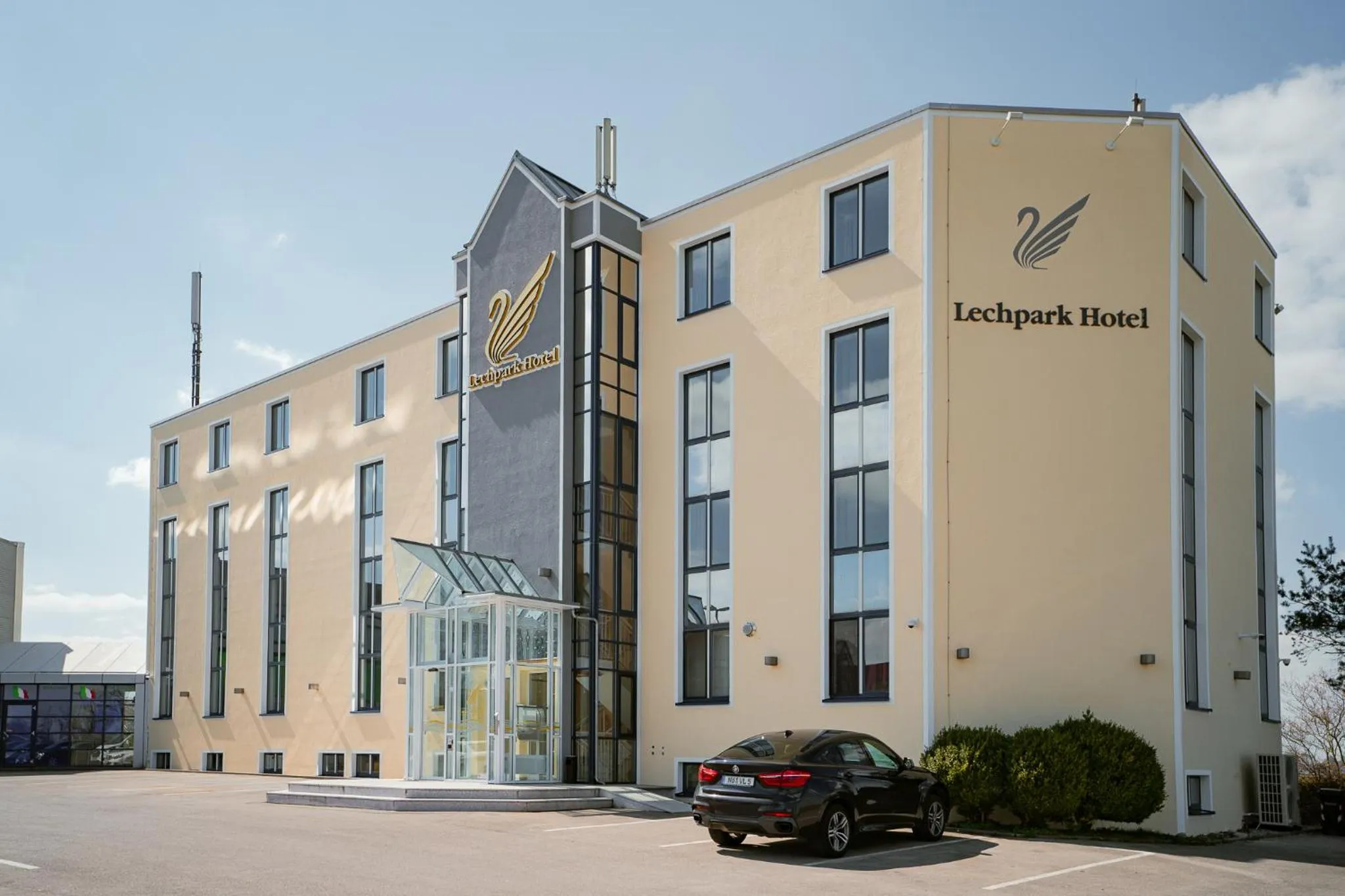 Property building in Lechpark Hotel