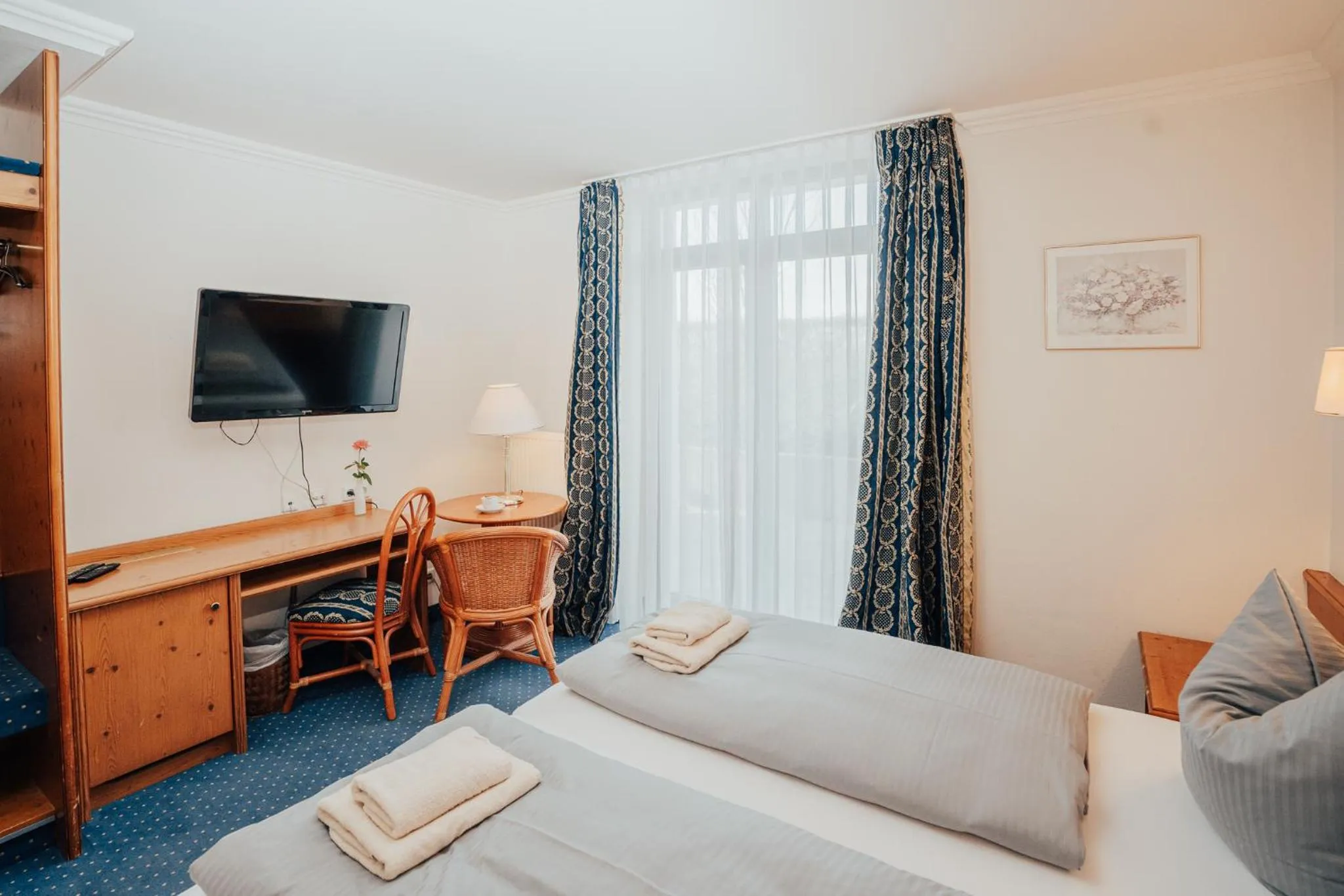 Photo of the whole room, Bed in Lechpark Hotel