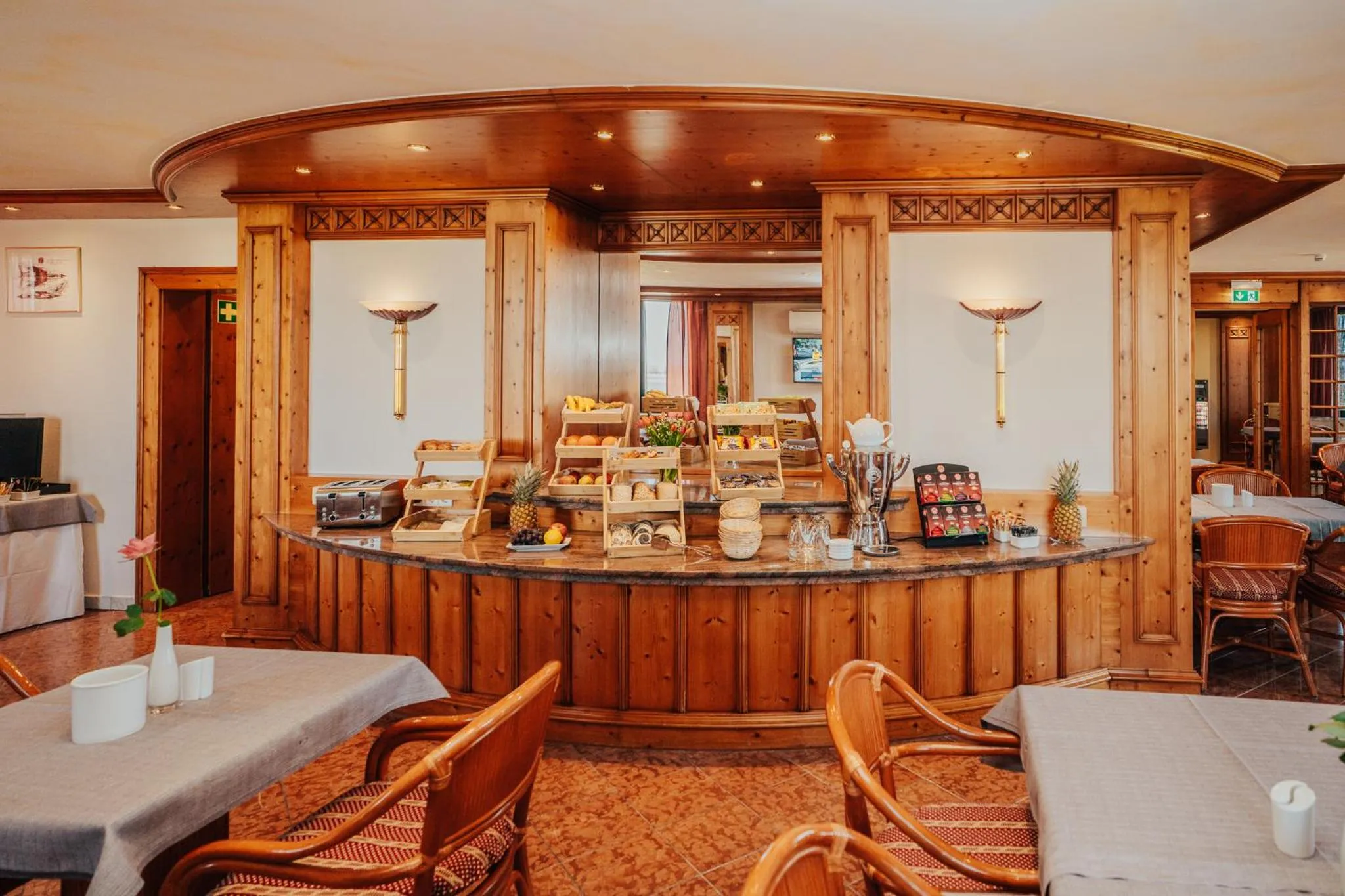 Buffet breakfast in Lechpark Hotel