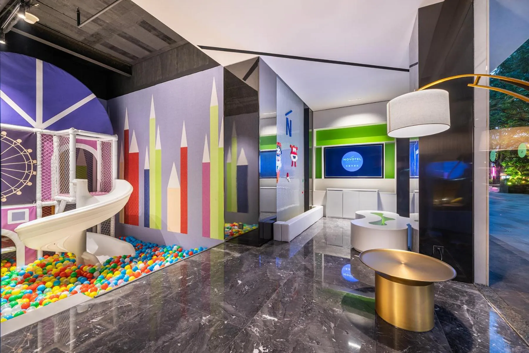 Children play ground in Novotel Yangzhou City Center