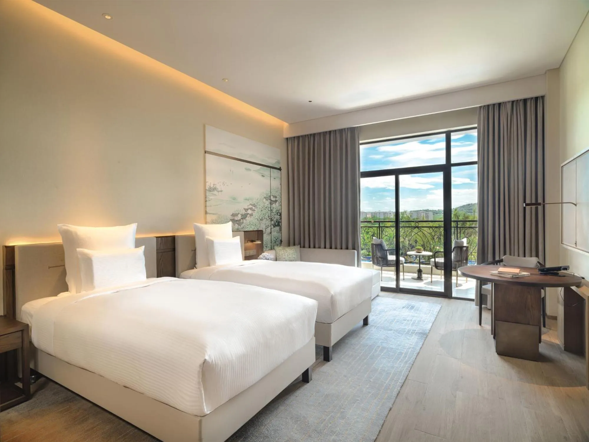 Photo of the whole room, Bed in Pullman Yueyang