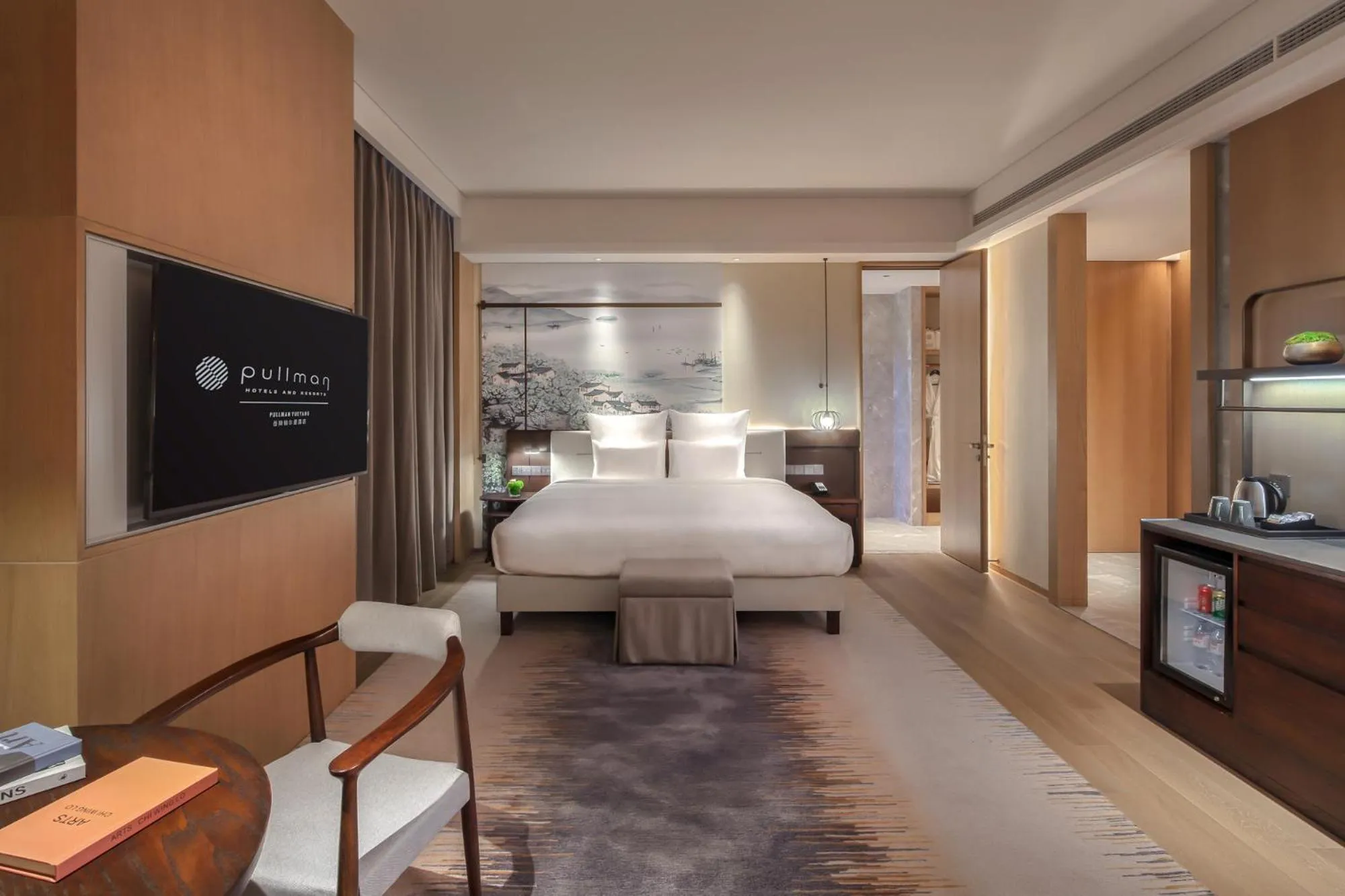 Photo of the whole room, Bed in Pullman Yueyang
