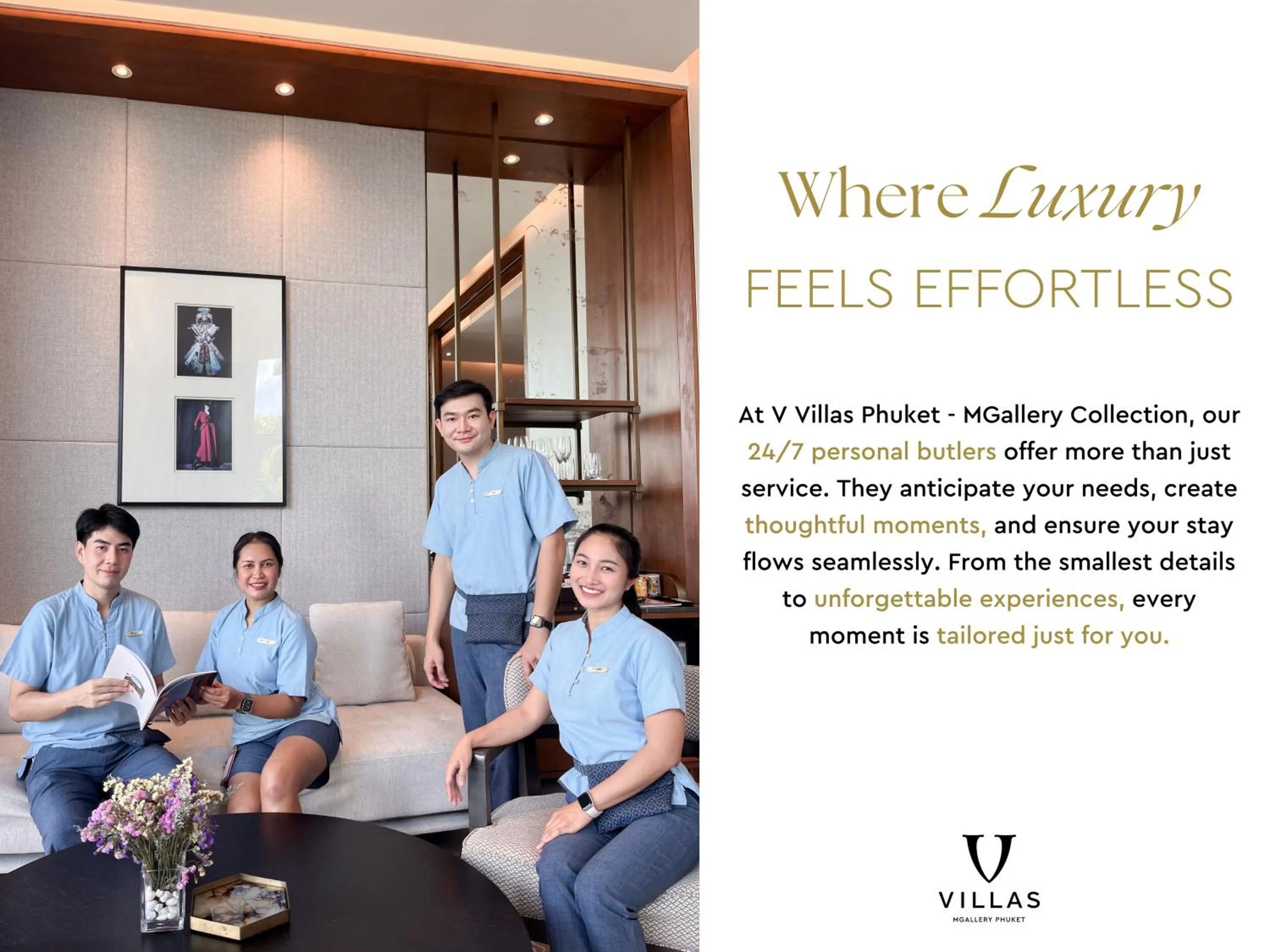 Staff in V Villas Phuket - MGallery Collection