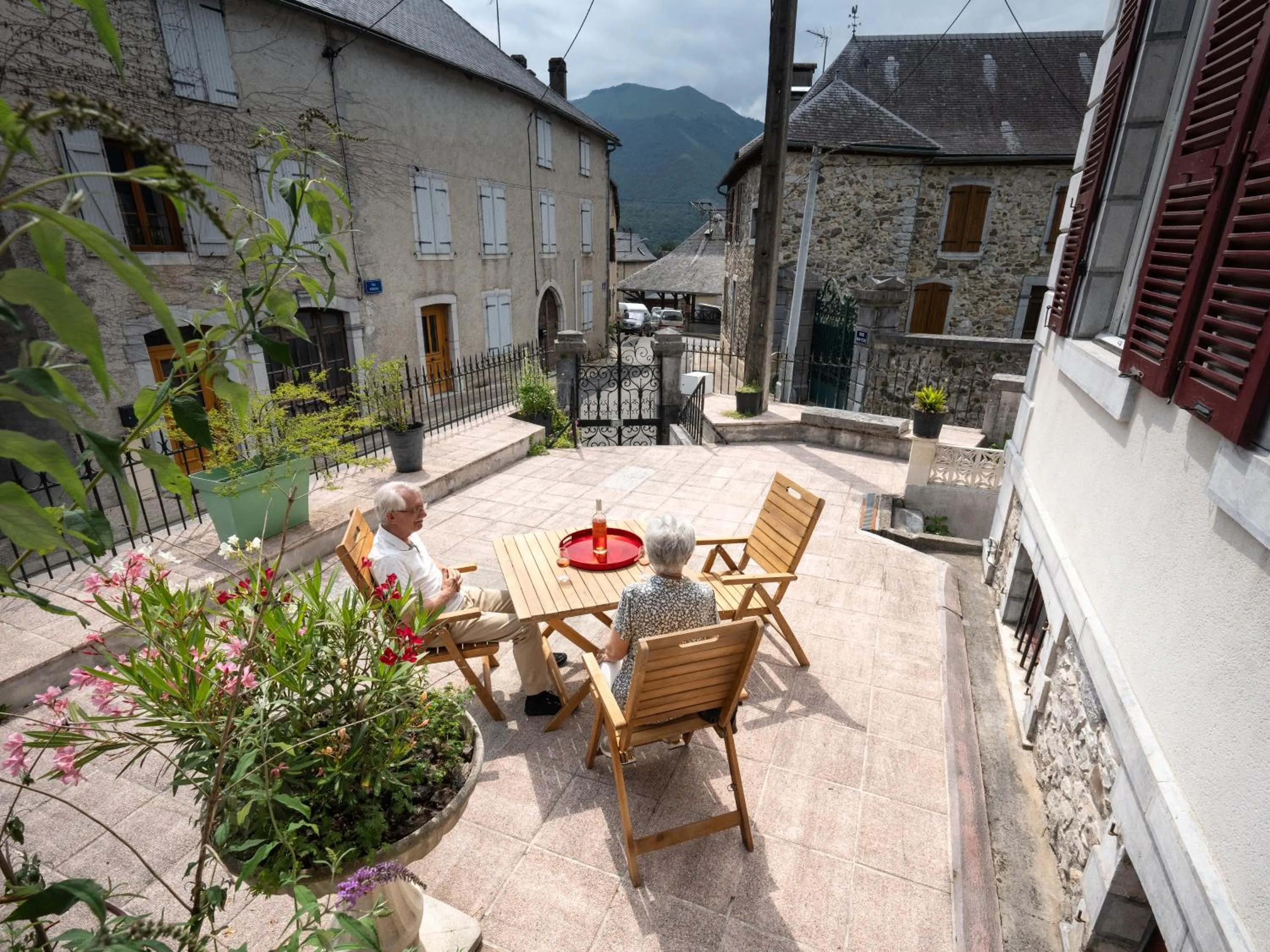 Patio in Chambres d'Hôtes Gaïnaa