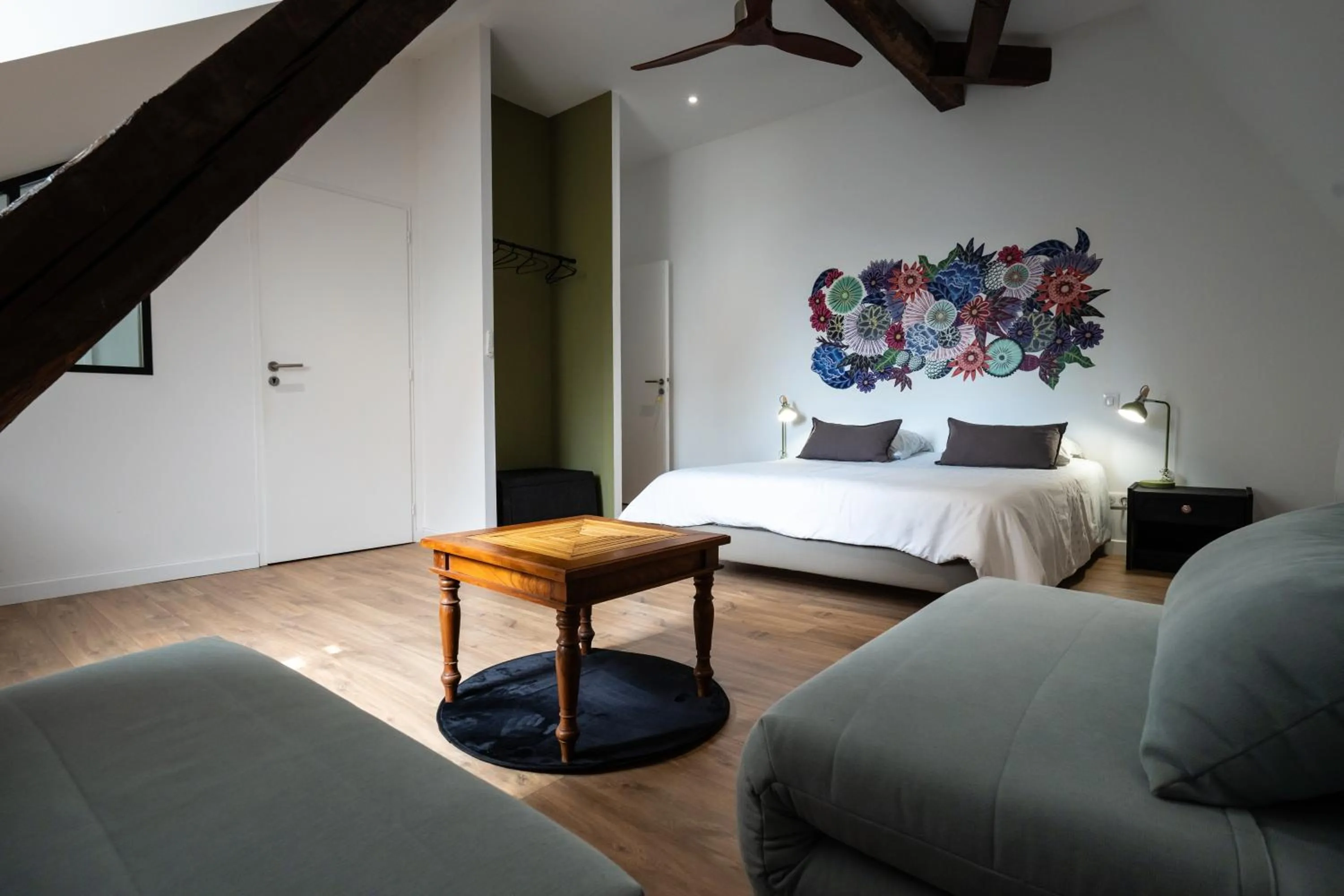 Bed in Chambres d'Hôtes Gaïnaa