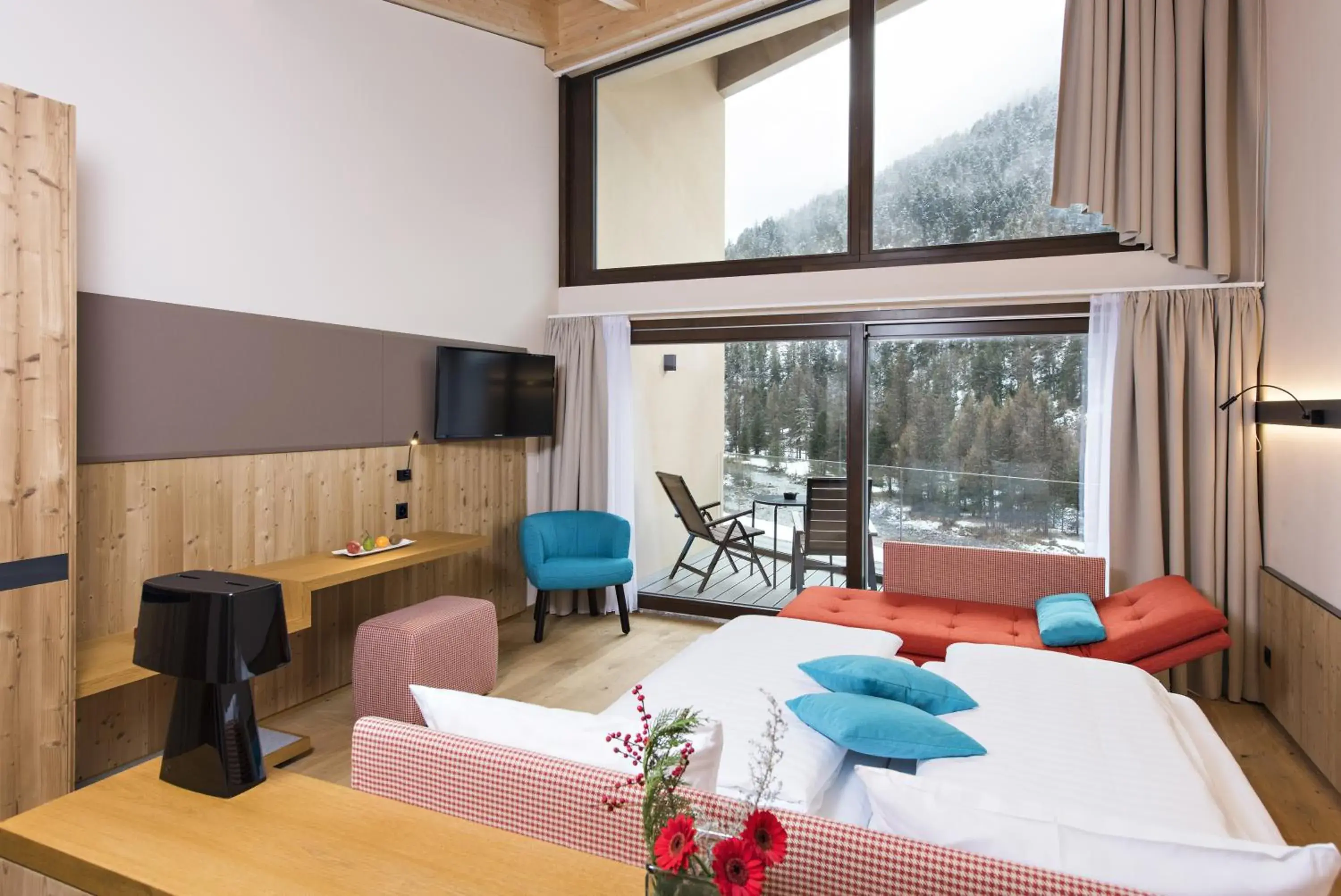 Double Room Bergfichte Topview in Hotel Palü Double Room Bergfichte Topview in Hotel Palü