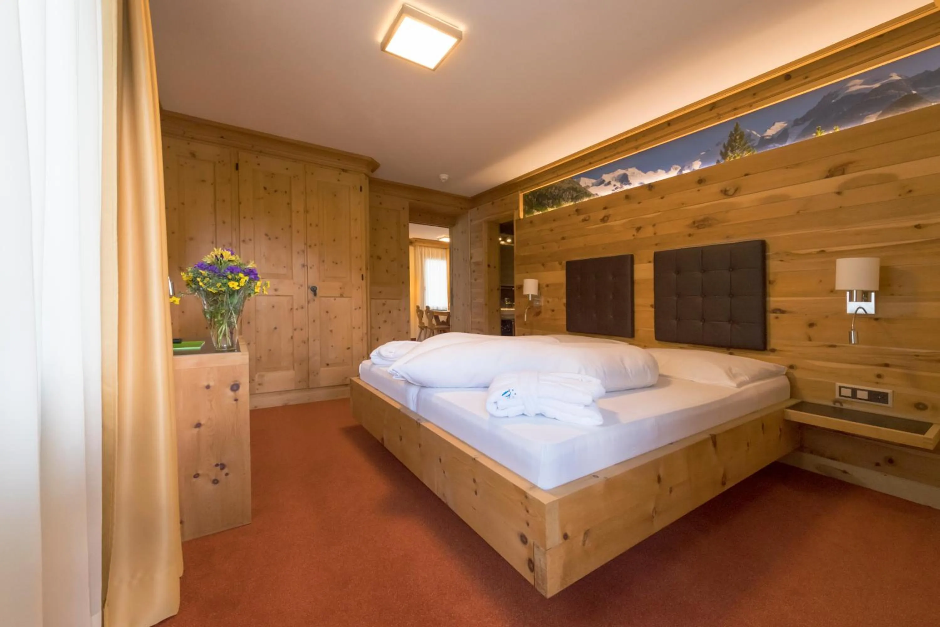 Bedroom, Bed in Hotel Palü