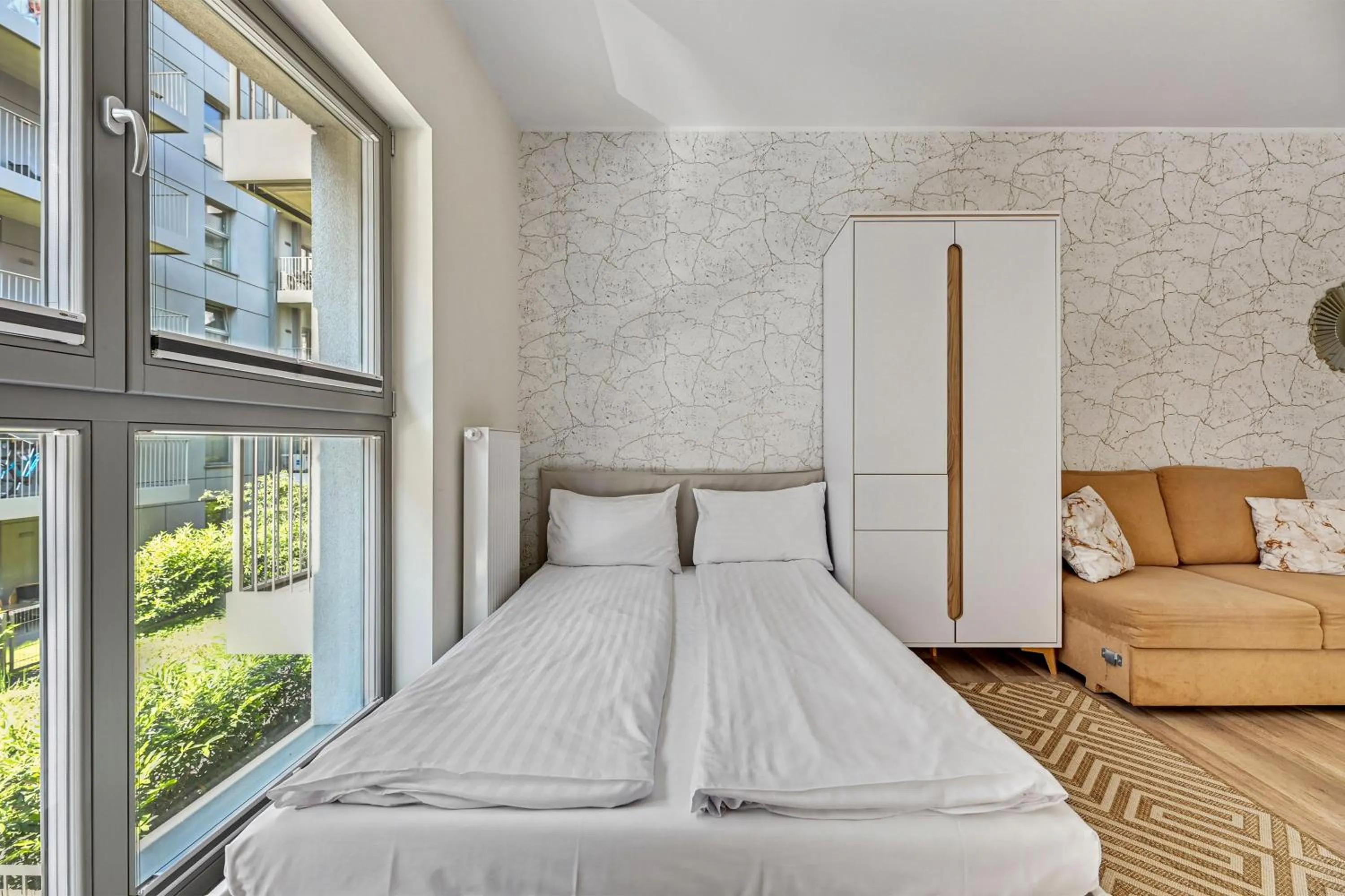 Bed in GRANO APARTMENTS Gdańsk Residence SPA & Wellness - GRANO APARTMENTS Gdańsk Old Town SPA & Wellness