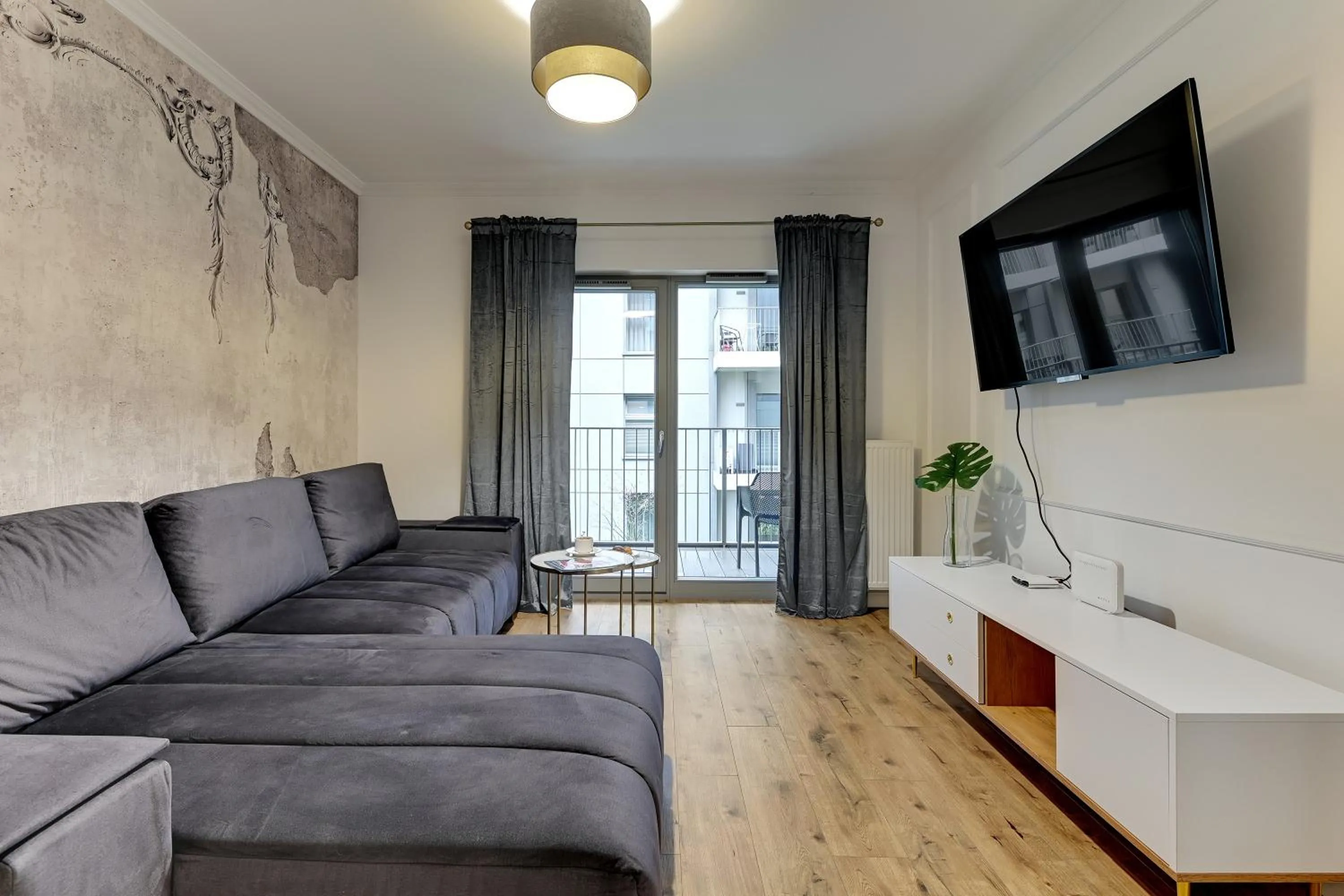 Living room in GRANO APARTMENTS Gdańsk Residence SPA & Wellness - GRANO APARTMENTS Gdańsk Old Town SPA & Wellness