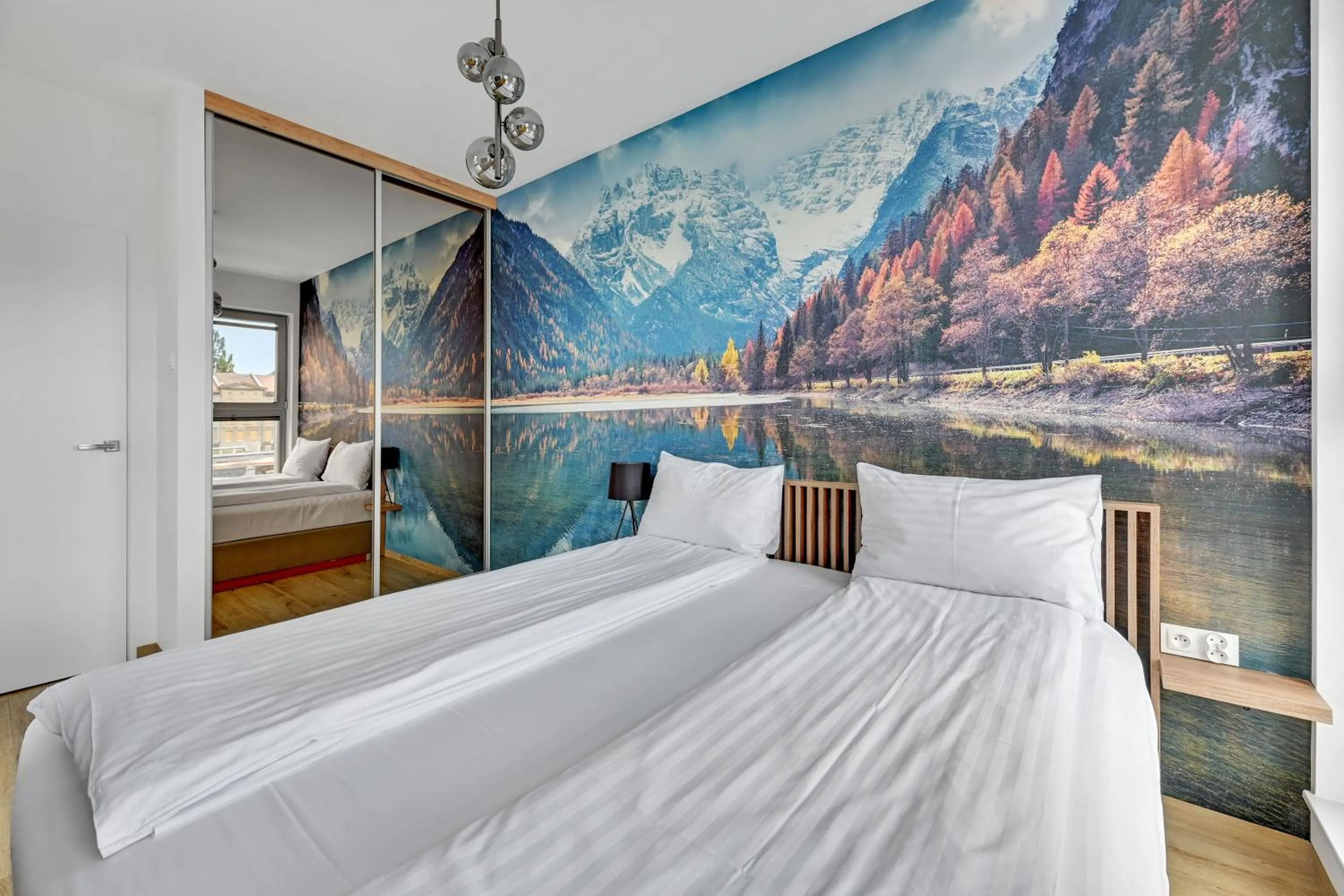 Bed in GRANO APARTMENTS Gdańsk Residence SPA & Wellness - GRANO APARTMENTS Gdańsk Old Town SPA & Wellness