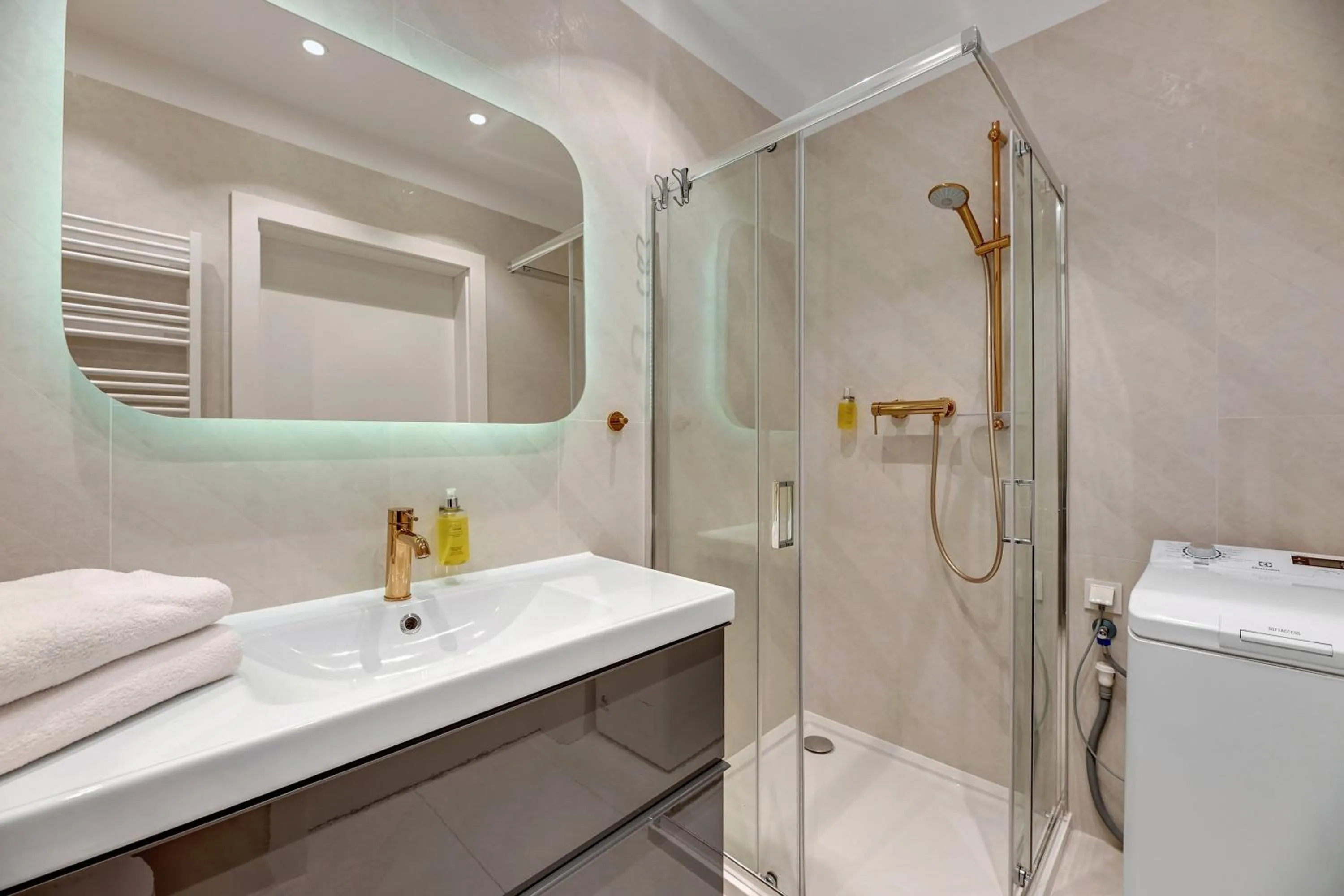 Bathroom in GRANO APARTMENTS Gdańsk Residence SPA & Wellness - GRANO APARTMENTS Gdańsk Old Town SPA & Wellness