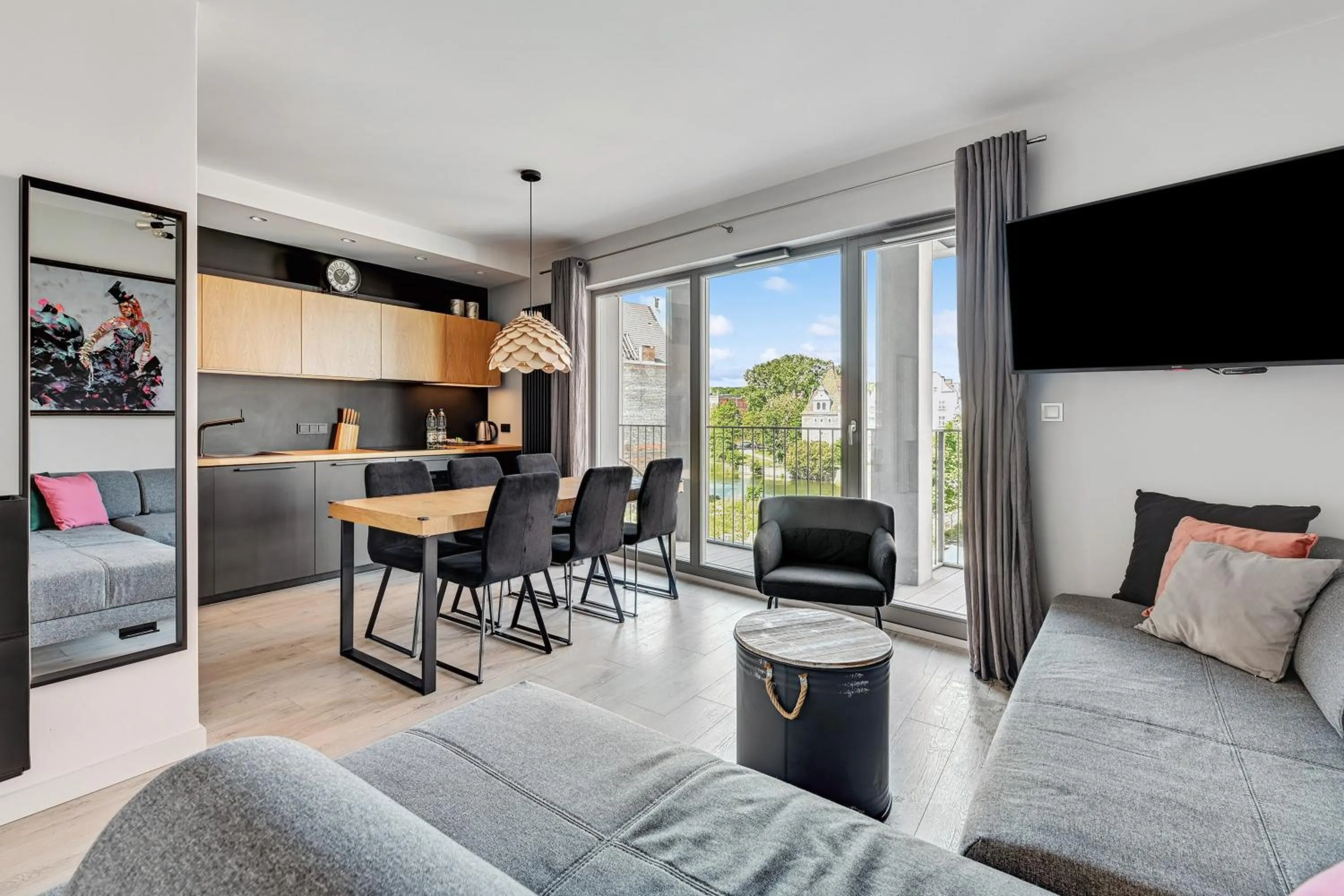 Living room in GRANO APARTMENTS Gdańsk Residence SPA & Wellness - GRANO APARTMENTS Gdańsk Old Town SPA & Wellness