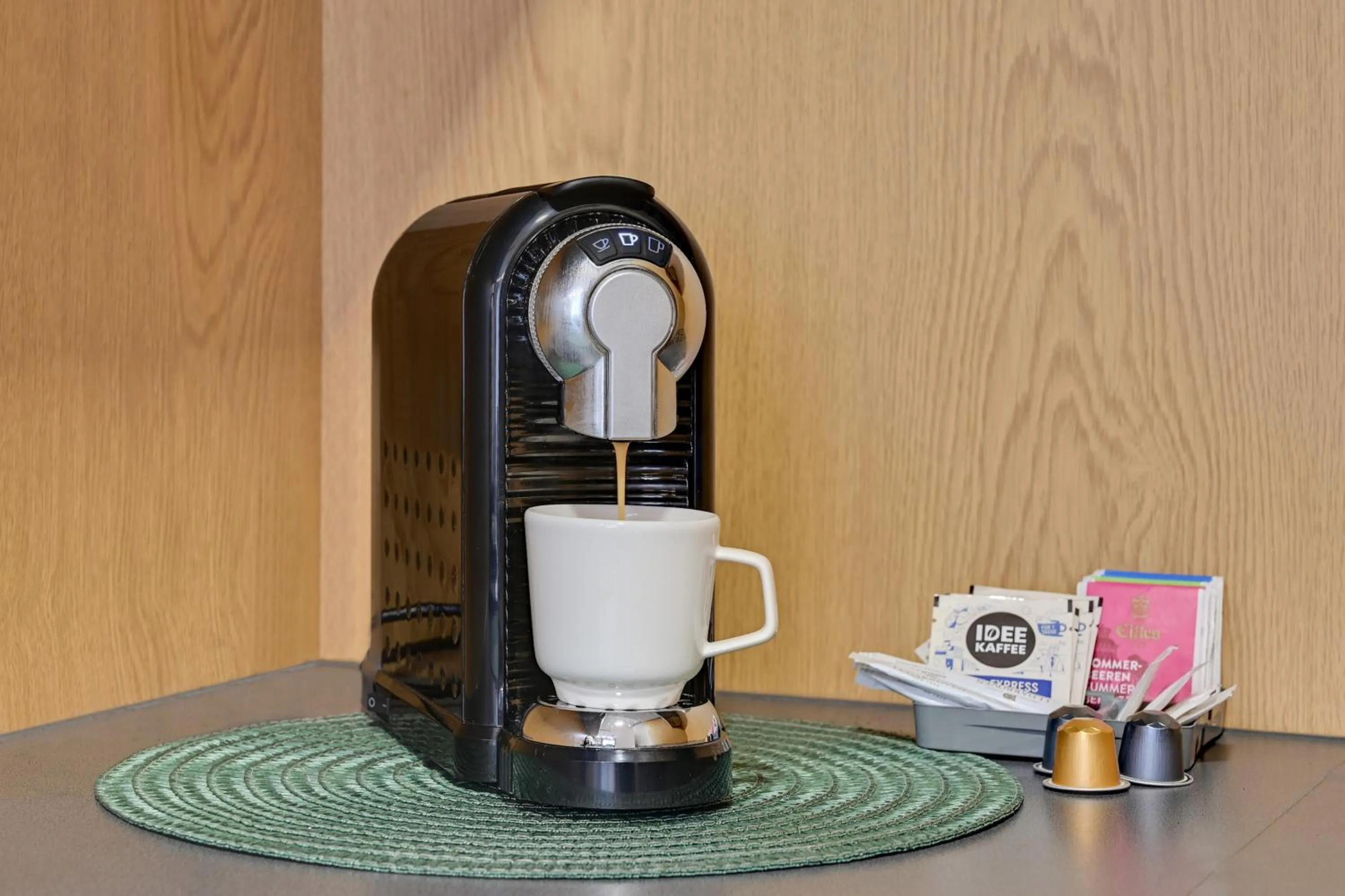 Coffee/tea facilities in GRANO APARTMENTS Gdańsk Residence SPA & Wellness - GRANO APARTMENTS Gdańsk Old Town SPA & Wellness