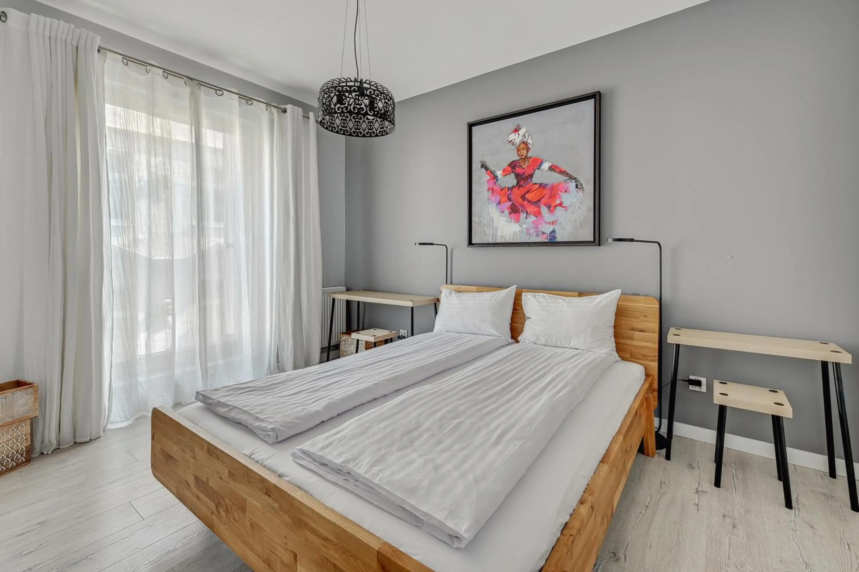 Bed in GRANO APARTMENTS Gdańsk Residence SPA & Wellness - GRANO APARTMENTS Gdańsk Old Town SPA & Wellness