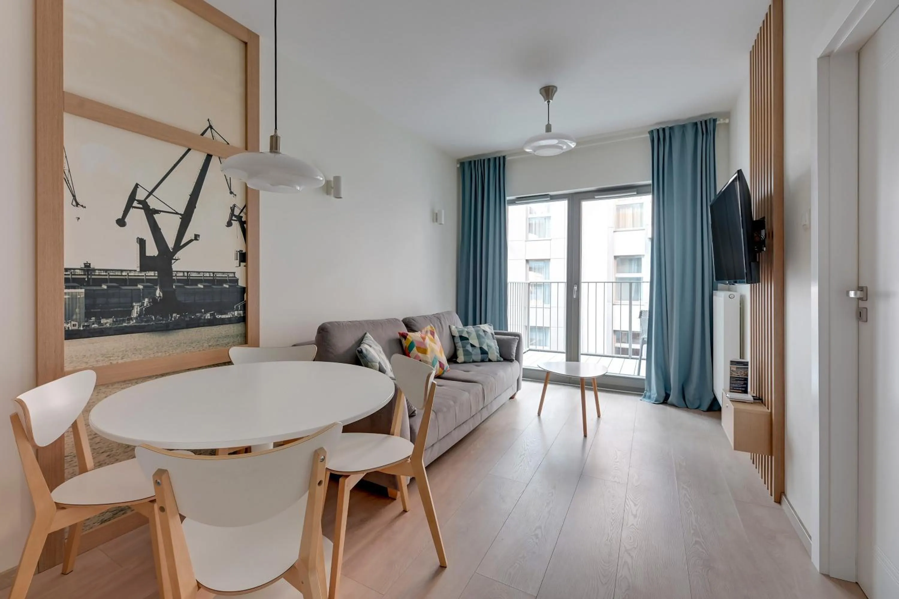 Living room in GRANO APARTMENTS Gdańsk Residence SPA & Wellness - GRANO APARTMENTS Gdańsk Old Town SPA & Wellness