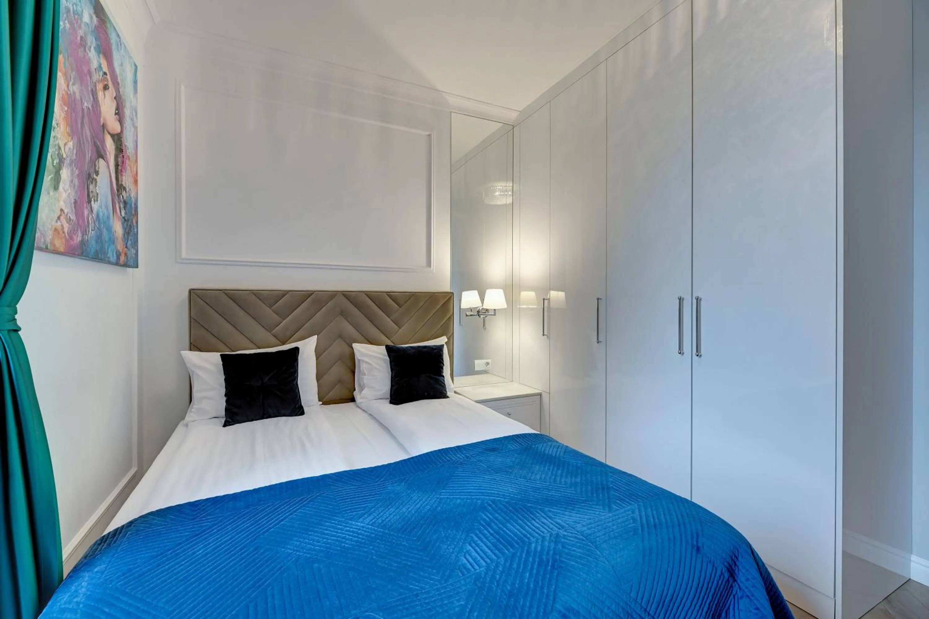 Bed in GRANO APARTMENTS Gdańsk Residence SPA & Wellness - GRANO APARTMENTS Gdańsk Old Town SPA & Wellness