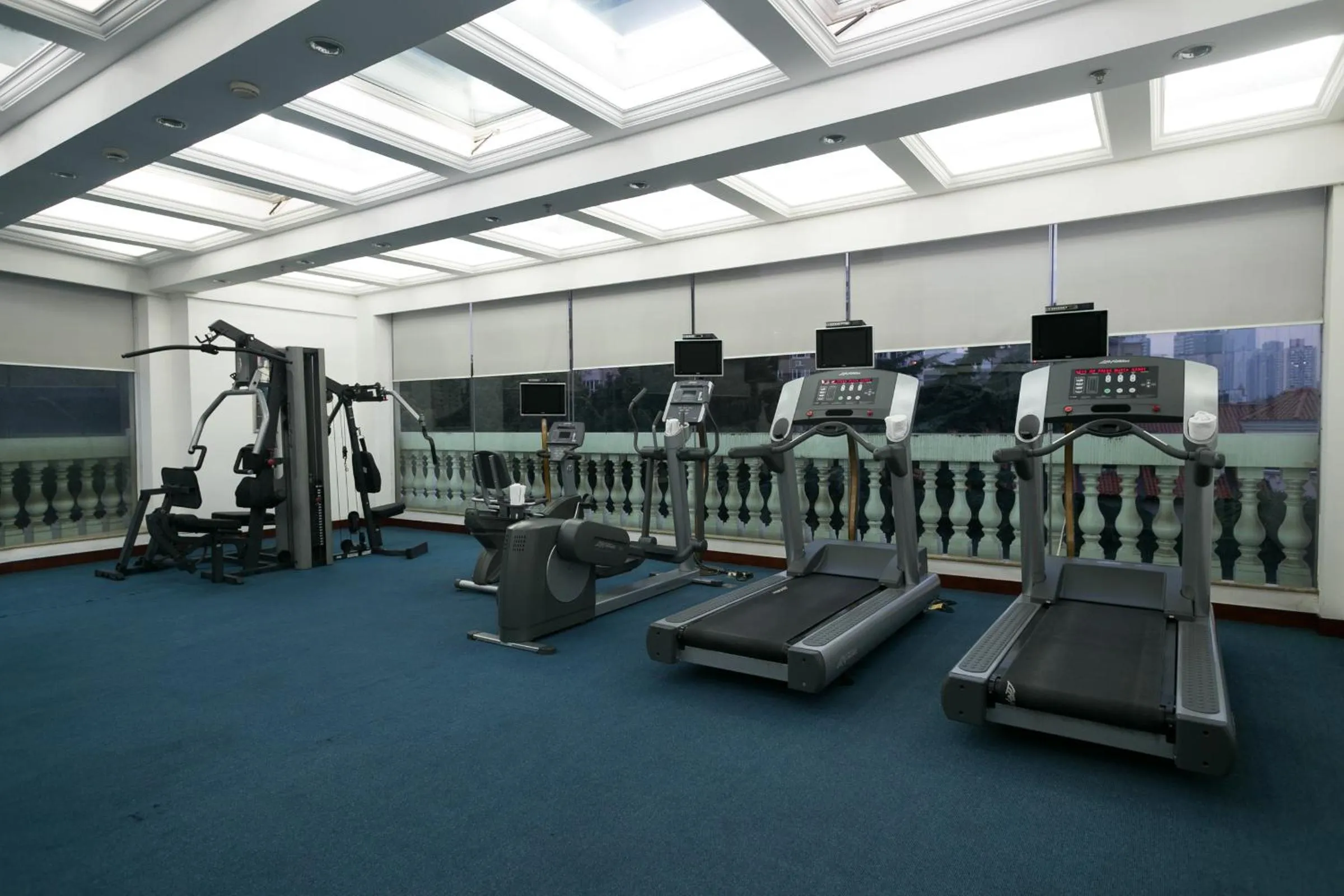 Fitness centre/facilities in Anting Villa Hotel