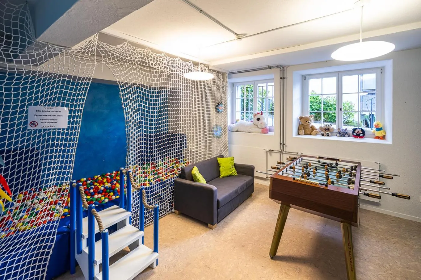 Children play ground in Parkhotel Gunten – Beach & Spa