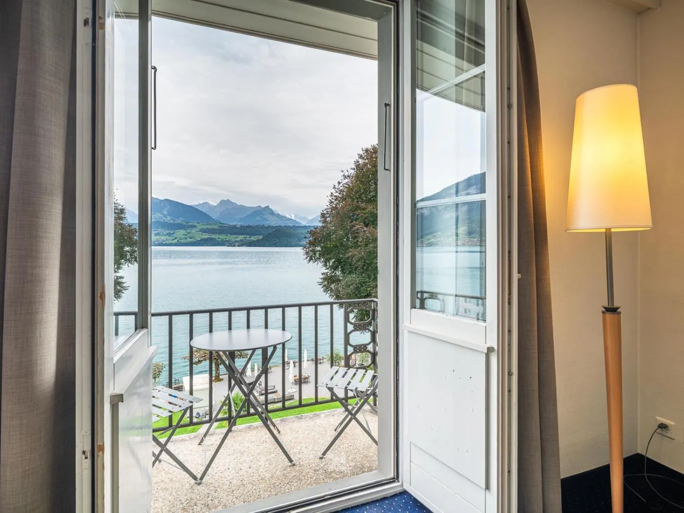 View (from property/room) in Parkhotel Gunten – Beach & Spa