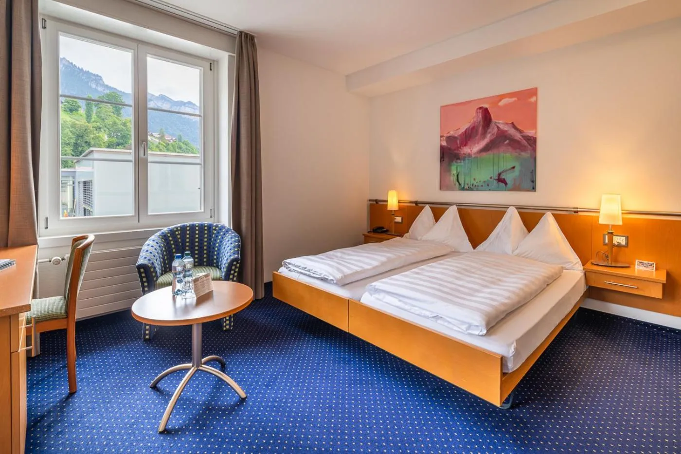 Double Room Village View in Parkhotel Gunten – Beach & Spa