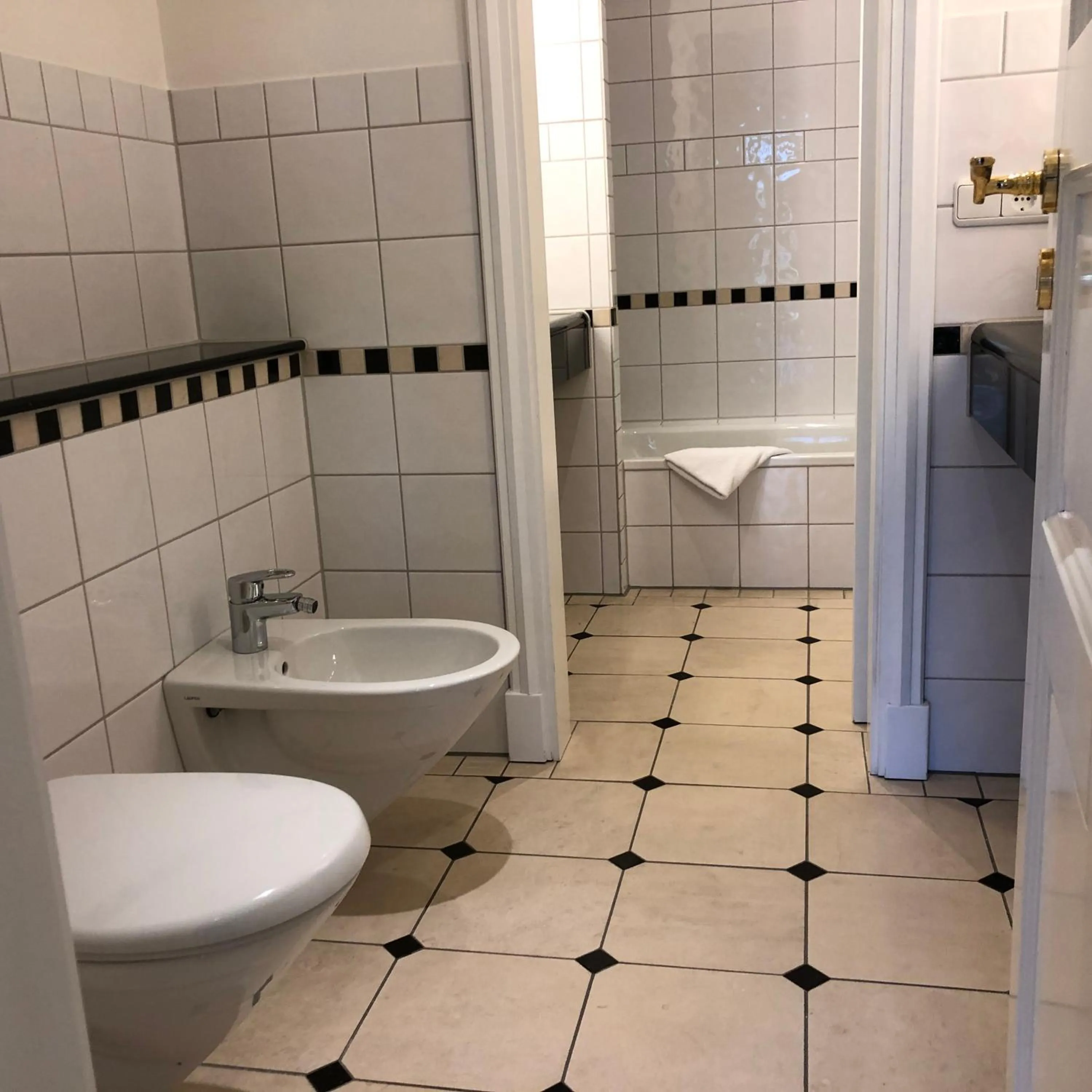 Bathroom in Hotel Scherf