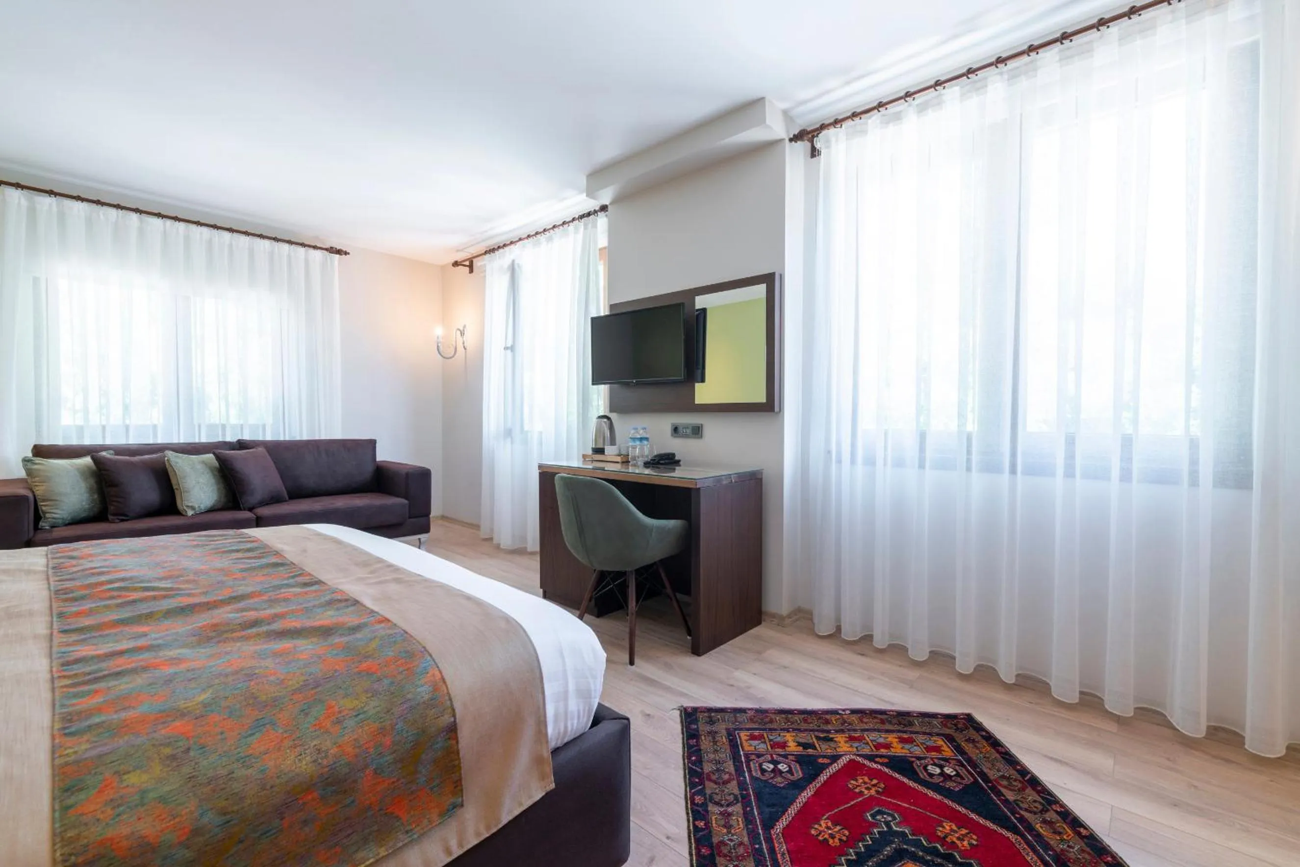 Bed in SUNOLUS VINEYARDHOUSe