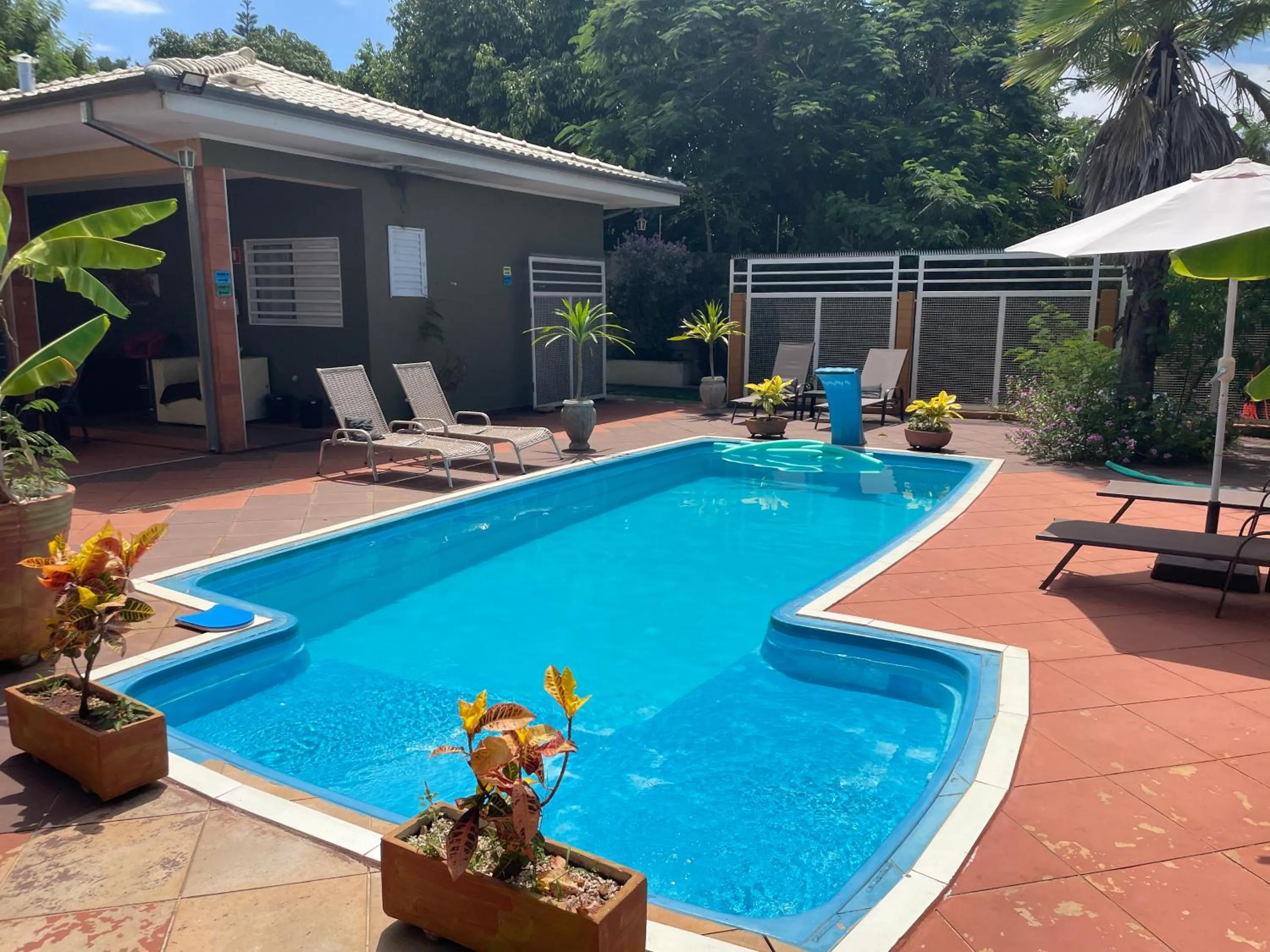 Pool view in Biomas Hotel